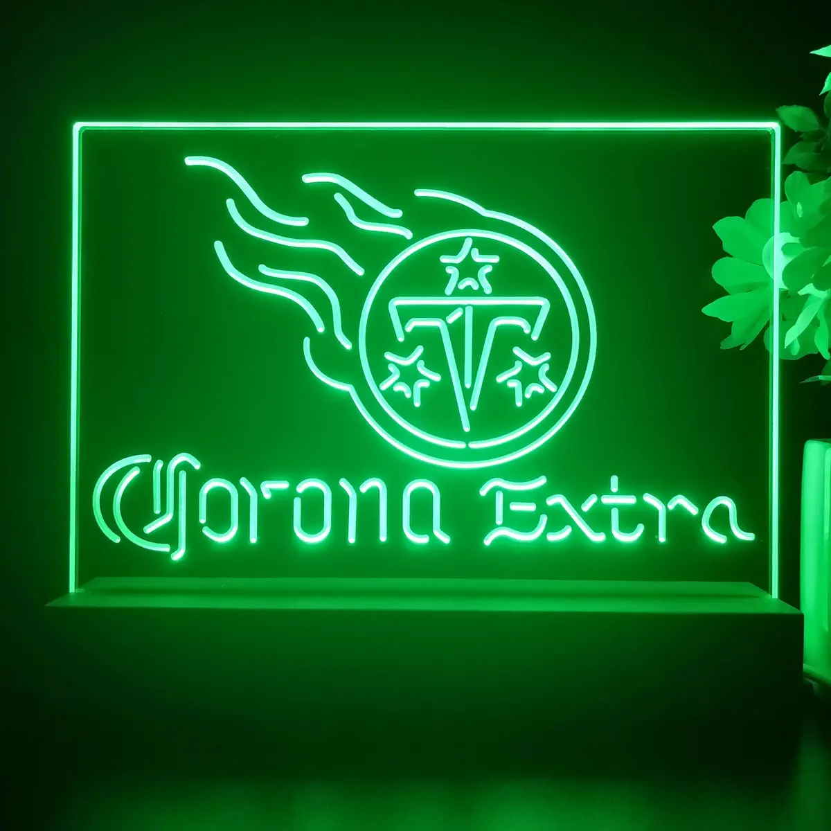 Corona Extra Bar Tennessee Titans Est. 1960 Night Light Pub Bar Lamp 1