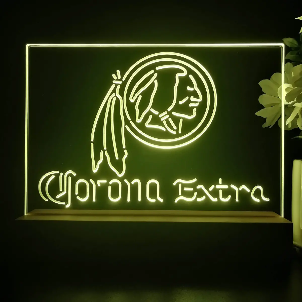 Corona Extra Bar Washington Est. 1932 Night Light Pub Bar Lamp 1
