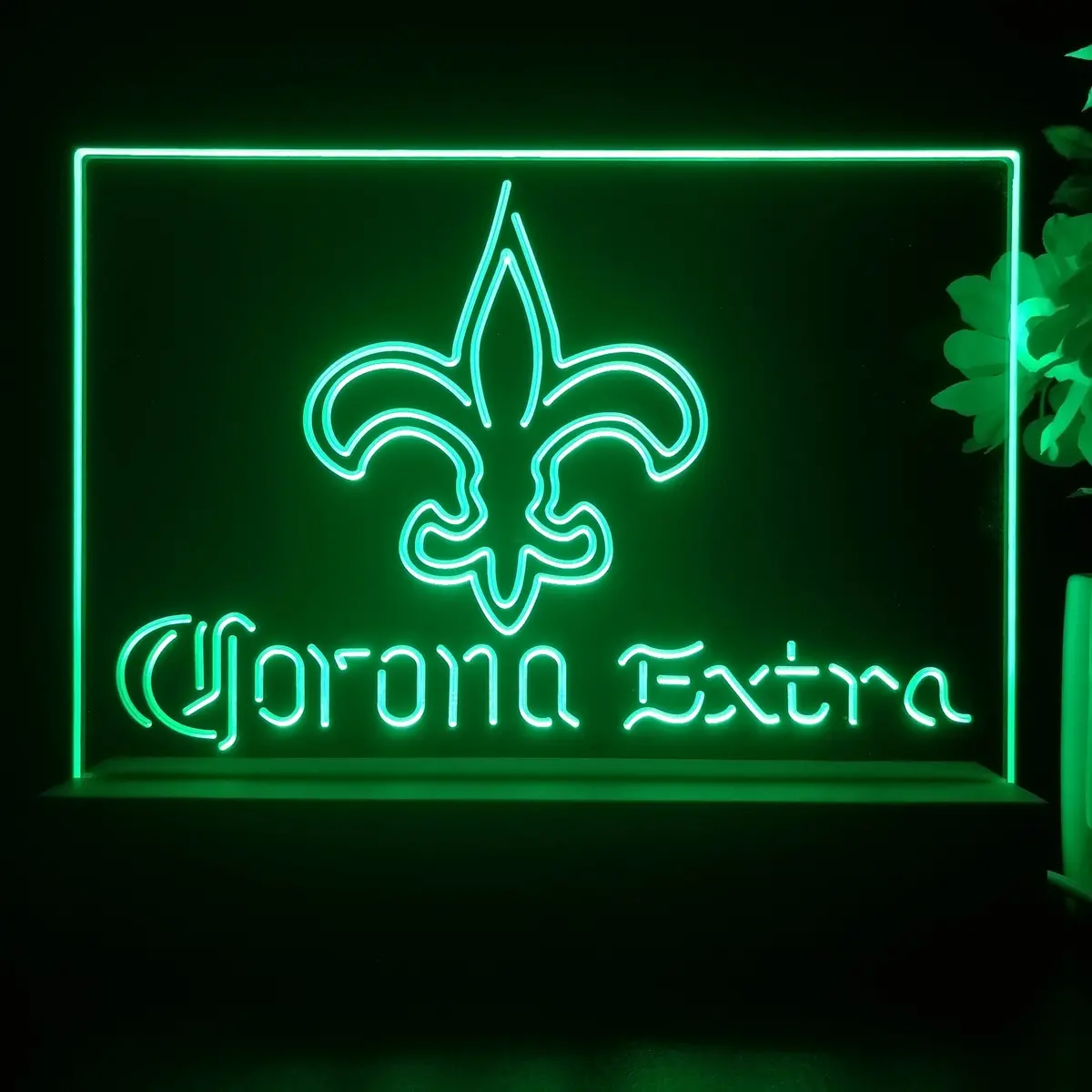 Corona Extra Bar New Orleans Saints Est. 1967 Night Light Pub Bar Lamp 2