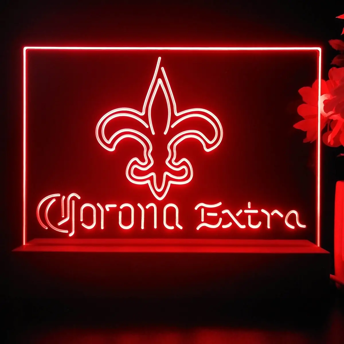 Corona Extra Bar New Orleans Saints Est. 1967 Night Light Pub Bar Lamp 1