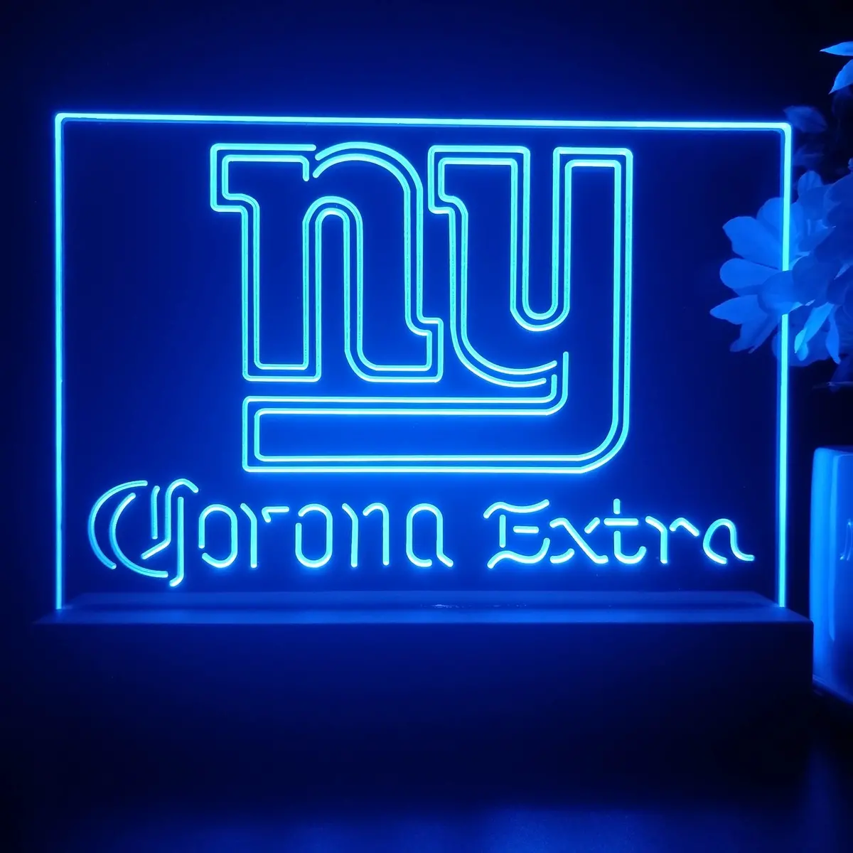 Corona Extra Bar New York Giants Est. 1925 Night Light Pub Bar Lamp 1