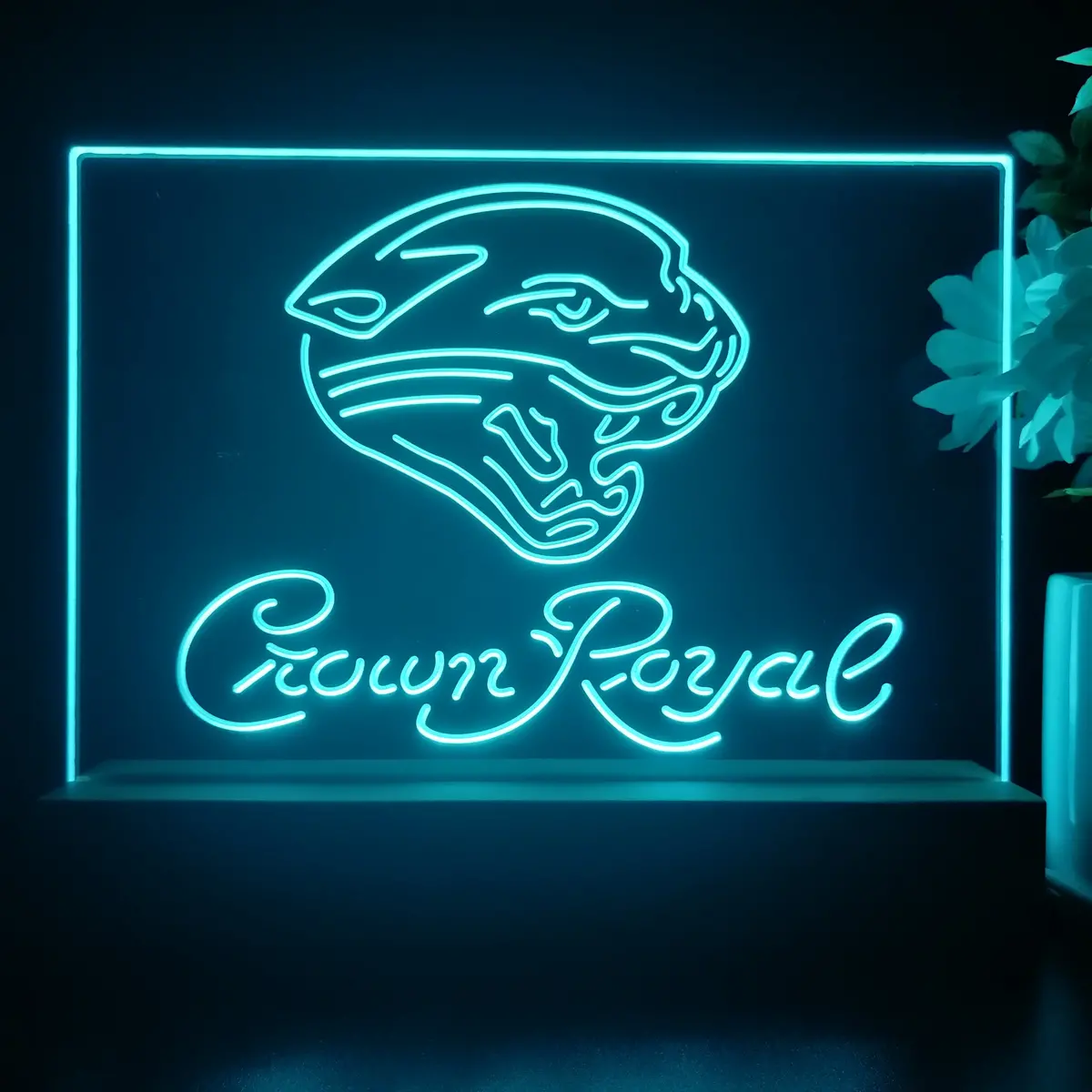 Crown Royal Bar Jacksonville Jaguars Est. 1995 Night Light Pub Bar Lamp 1