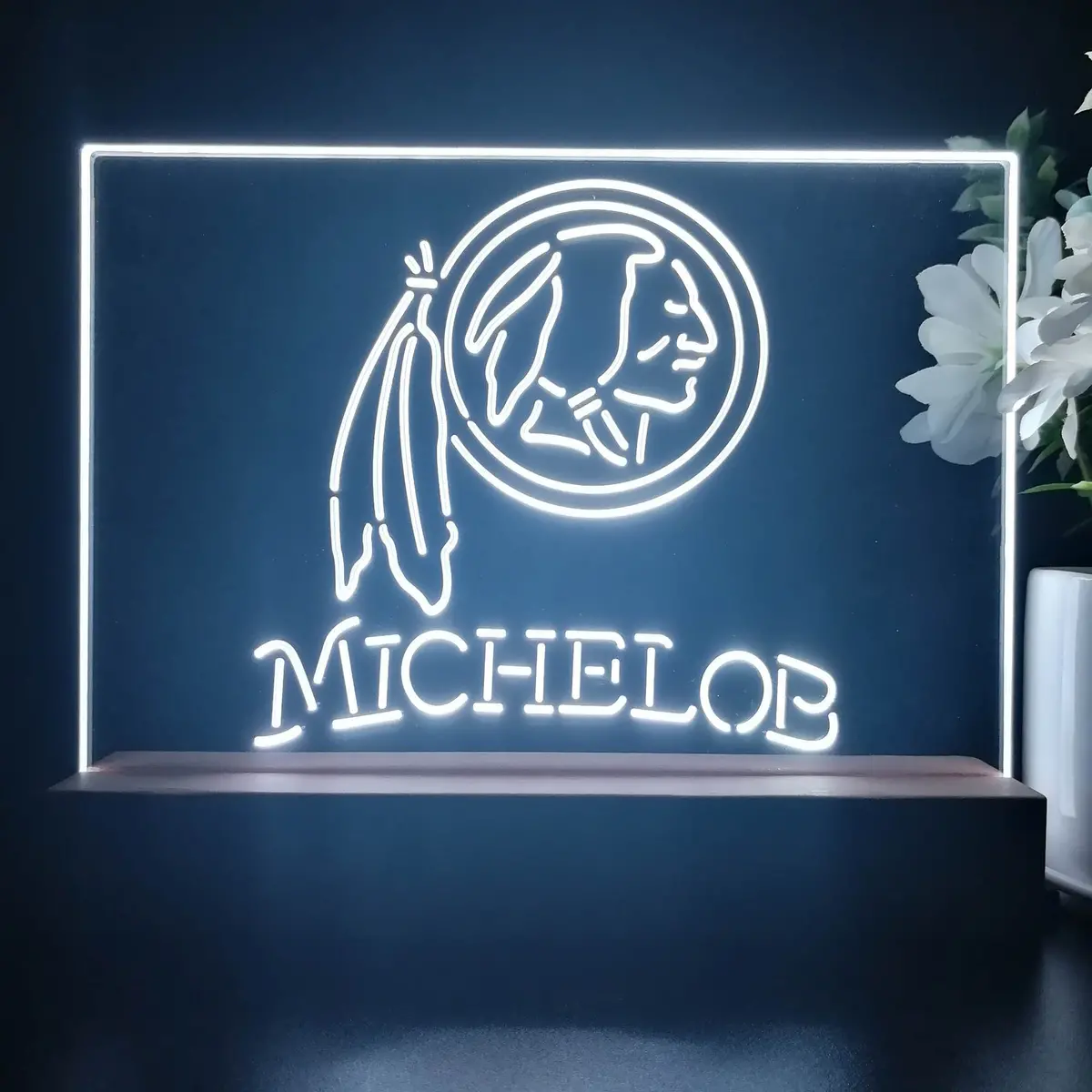 Michelob Bar Washington 3D Illusion Night Light Desk Lamp 1