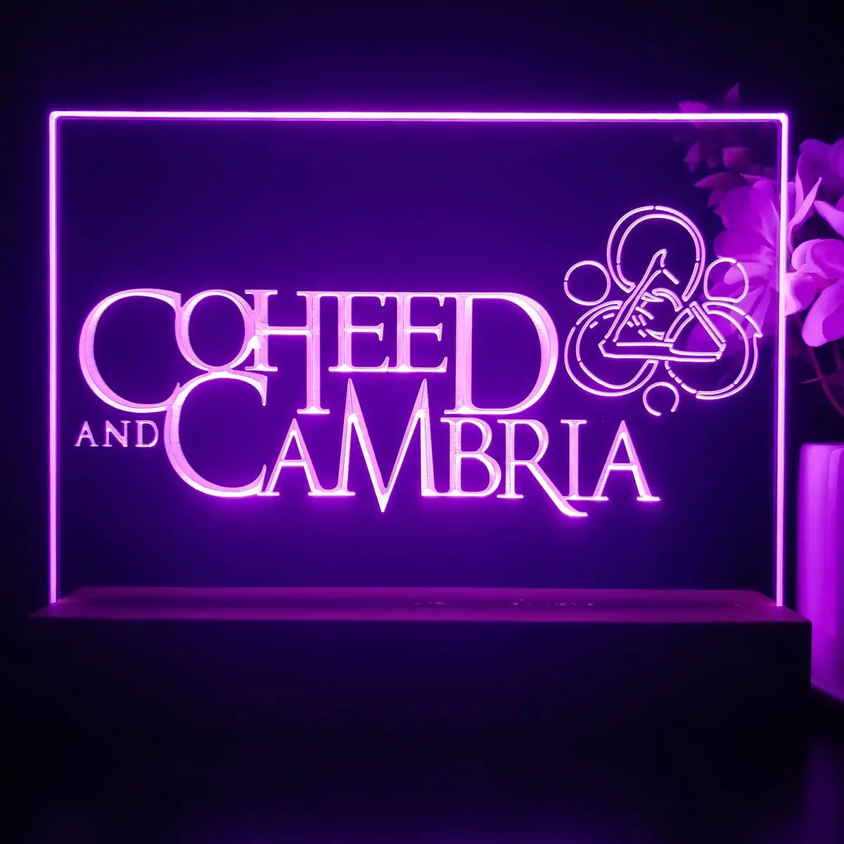 Coheed And Cambria Rock Band 3D Illusion Night Light Desk Lamp 1