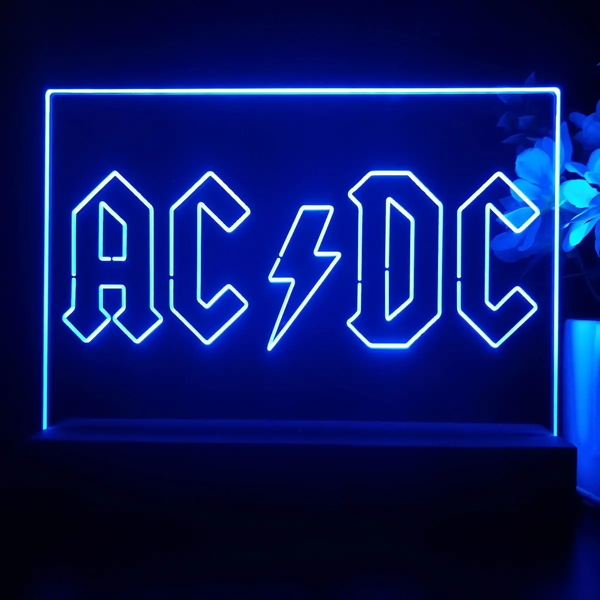 Acdc Band Music 3D Illusion Night Light Desk Lamp 1