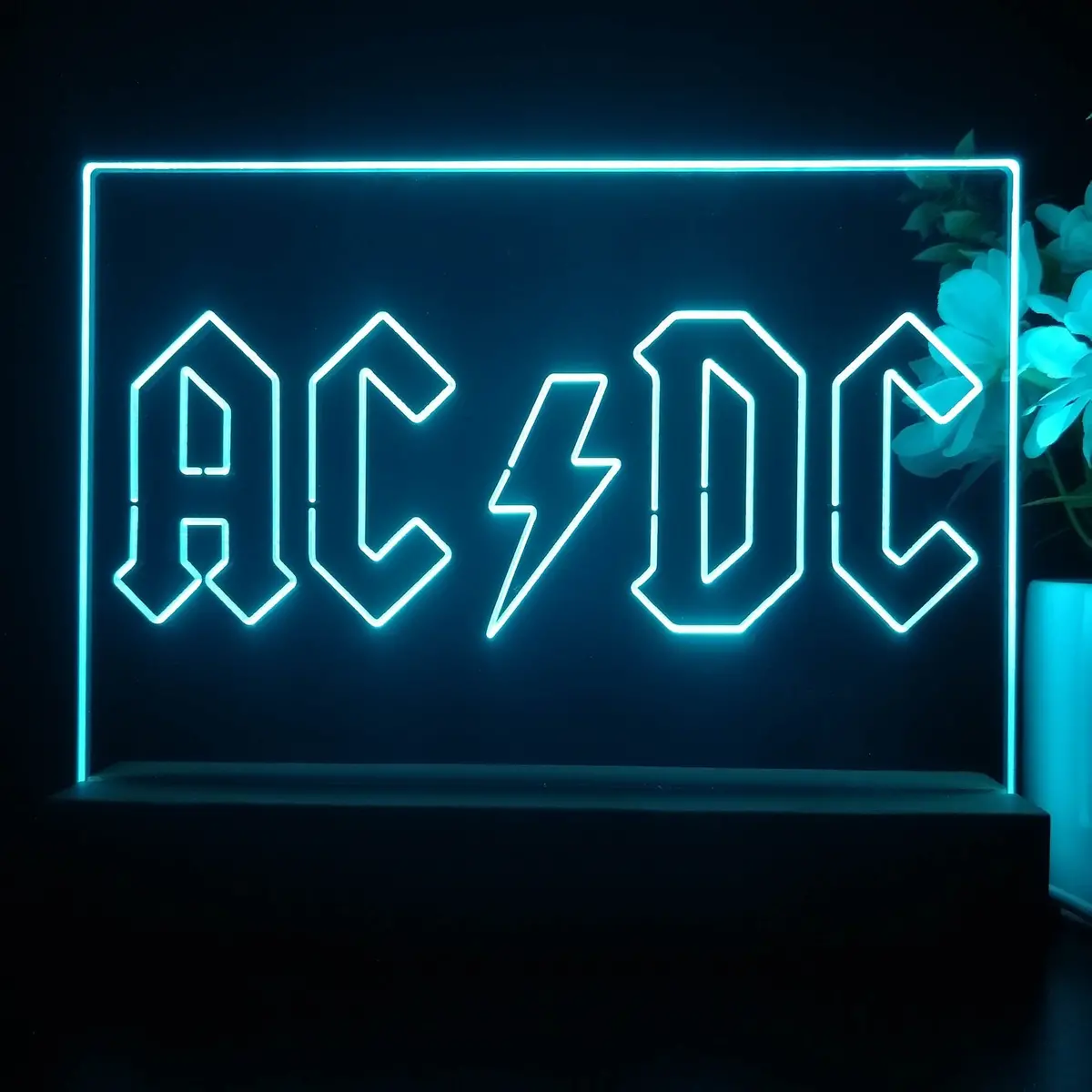 Acdc Band Music 3D Illusion Night Light Desk Lamp 2