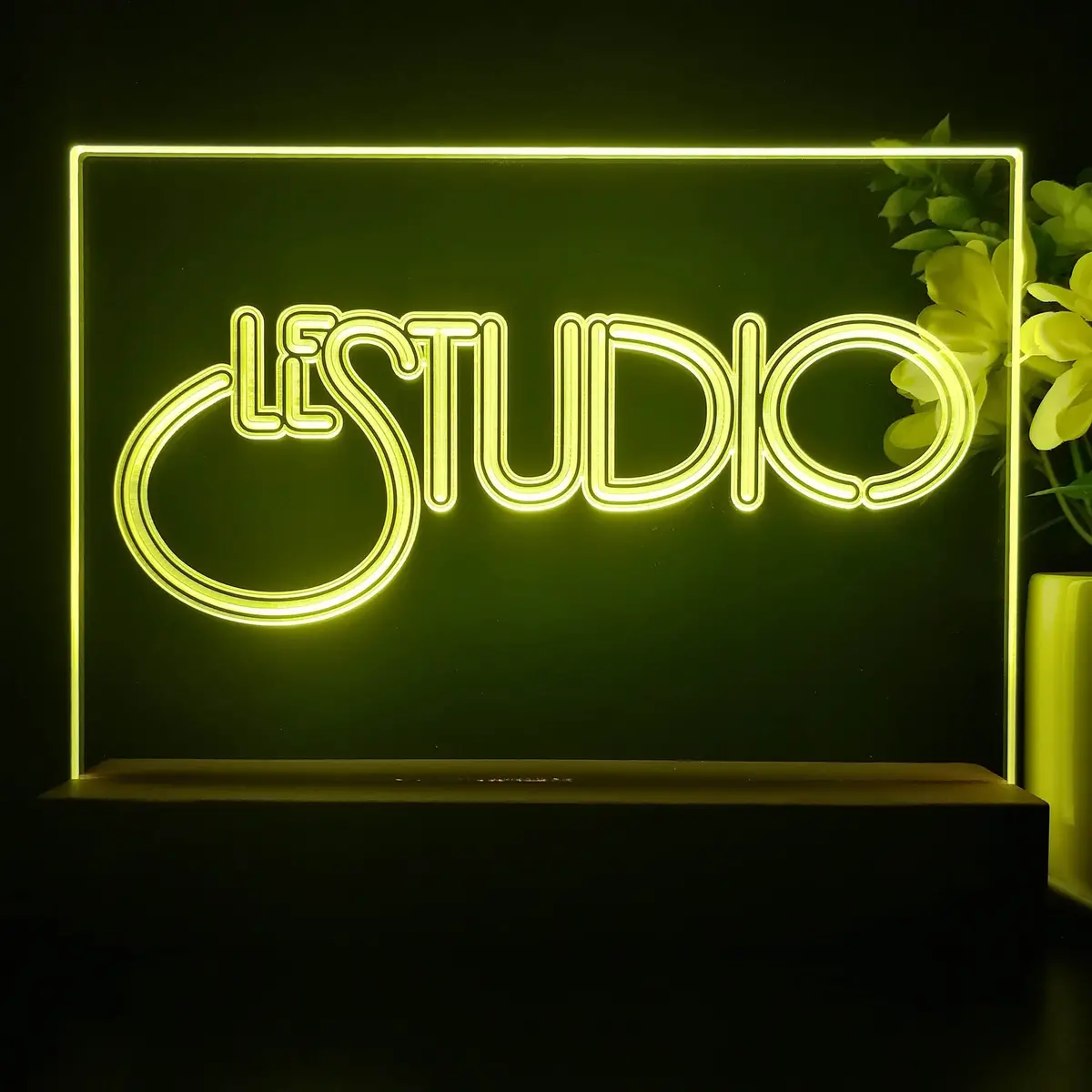 Studio Recording Service On Air 3D Illusion Night Light Desk Lamp 1