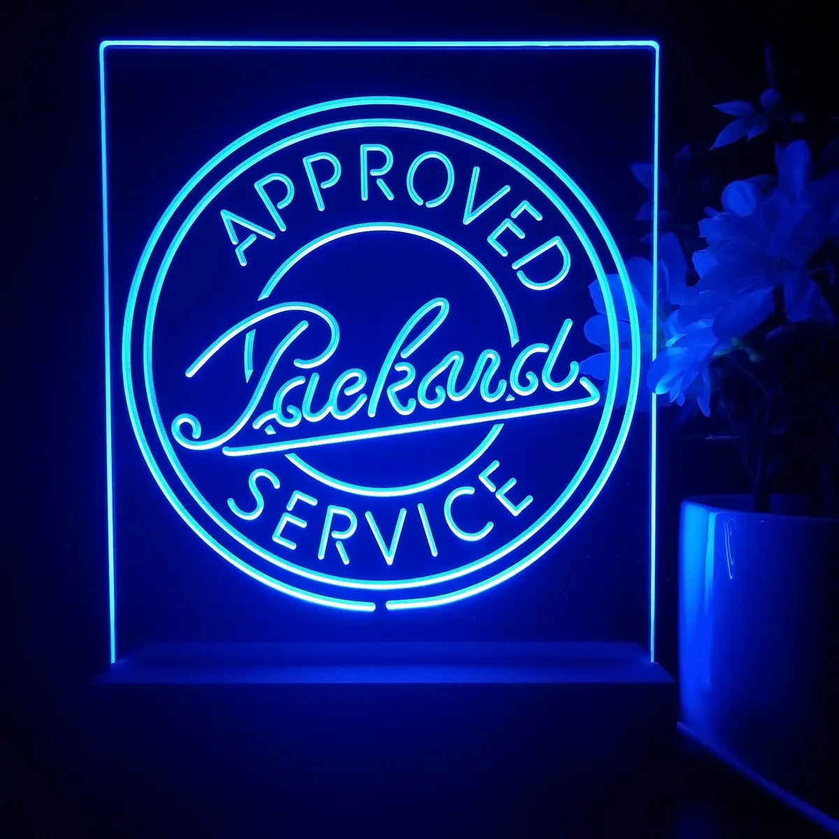 Approved Packard Service Garage 3D Night Light Sign Lamp 1