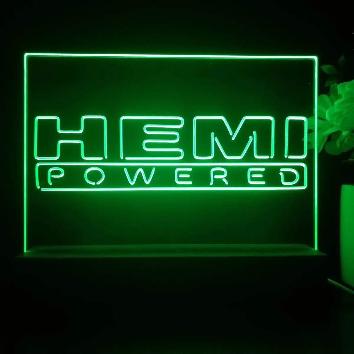 Hemi Powered Car 3D Illusion Night Light Desk Lamp 1