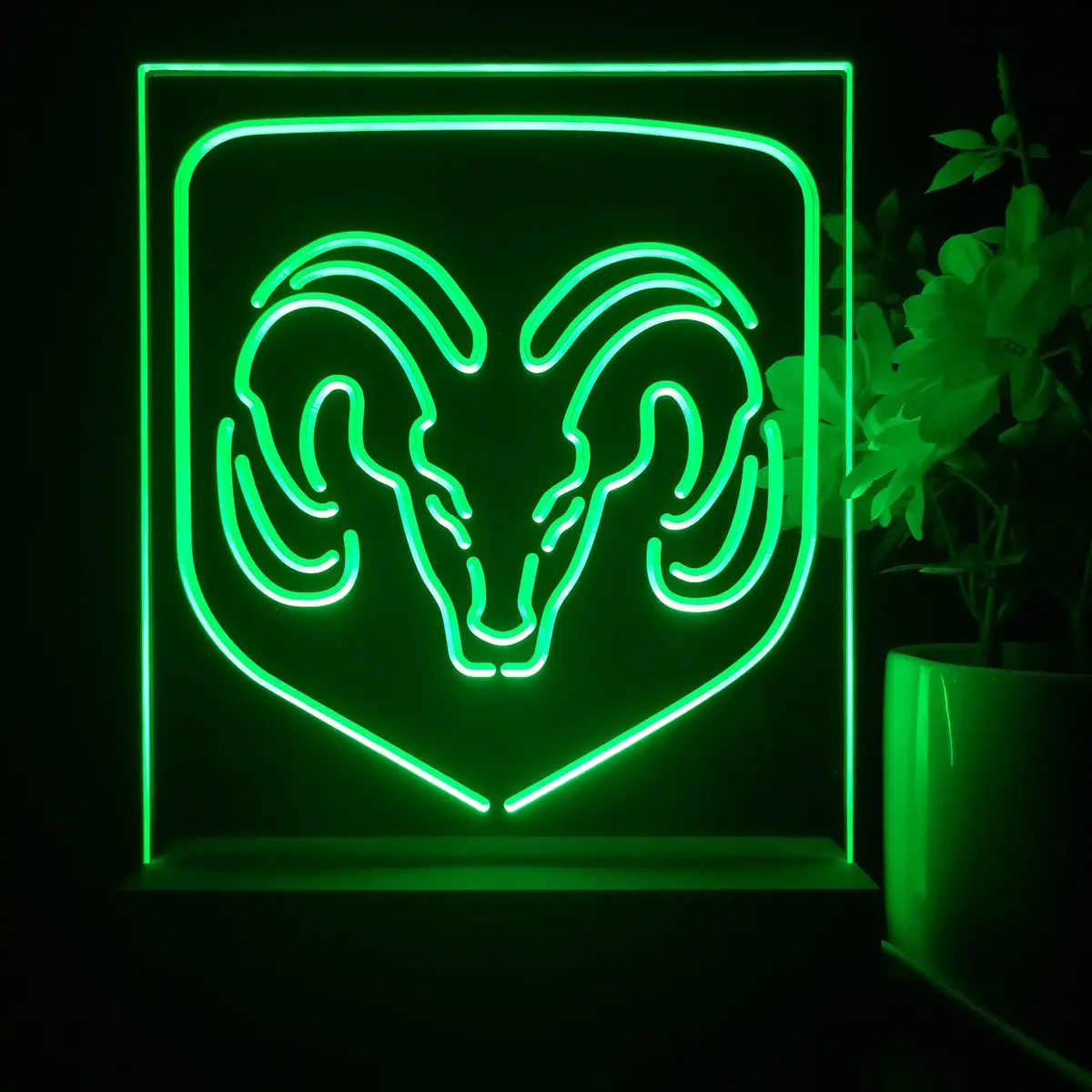 Dodge Ram 3D Illusion Night Light Desk Lamp 2