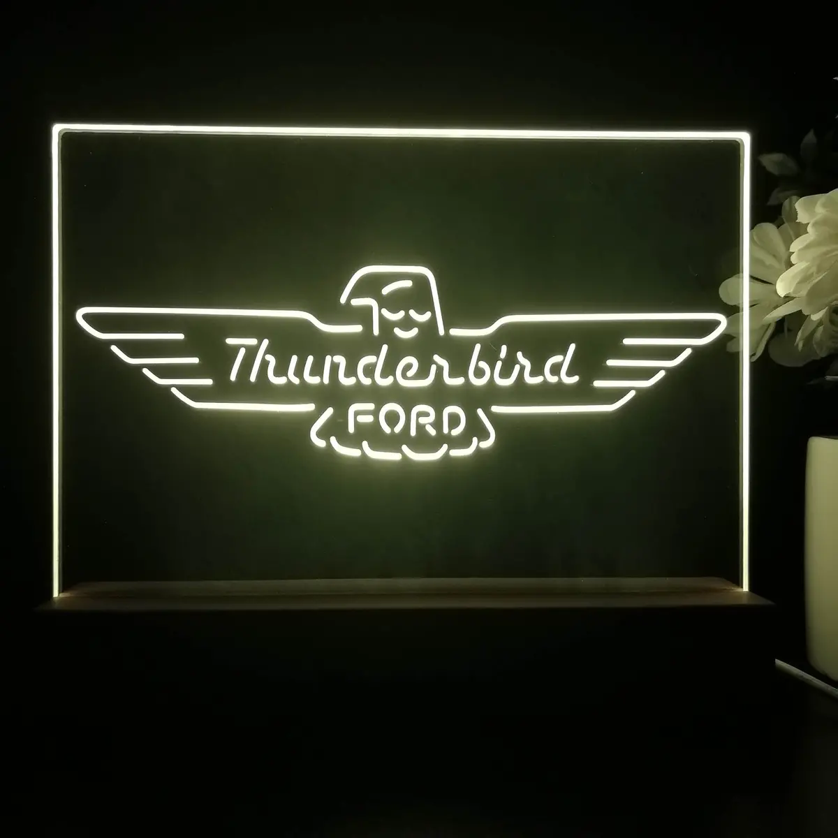 Ford Thunderbird 3D Illusion Night Light Desk Lamp 1