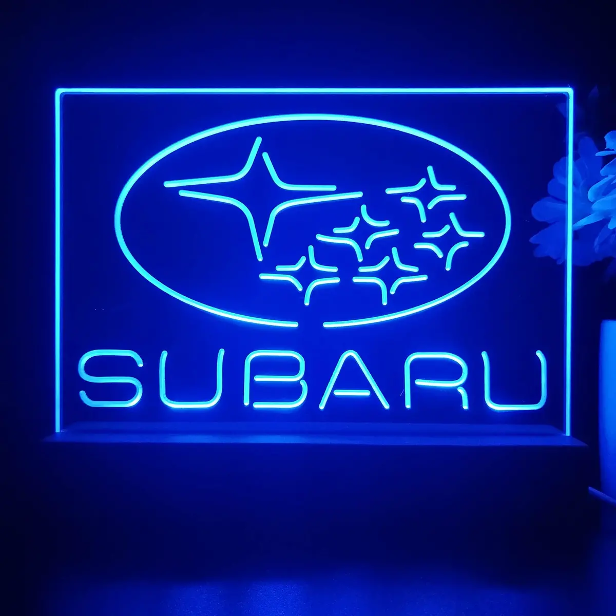 Subaru Car 3D Illusion Night Light Desk Lamp 2