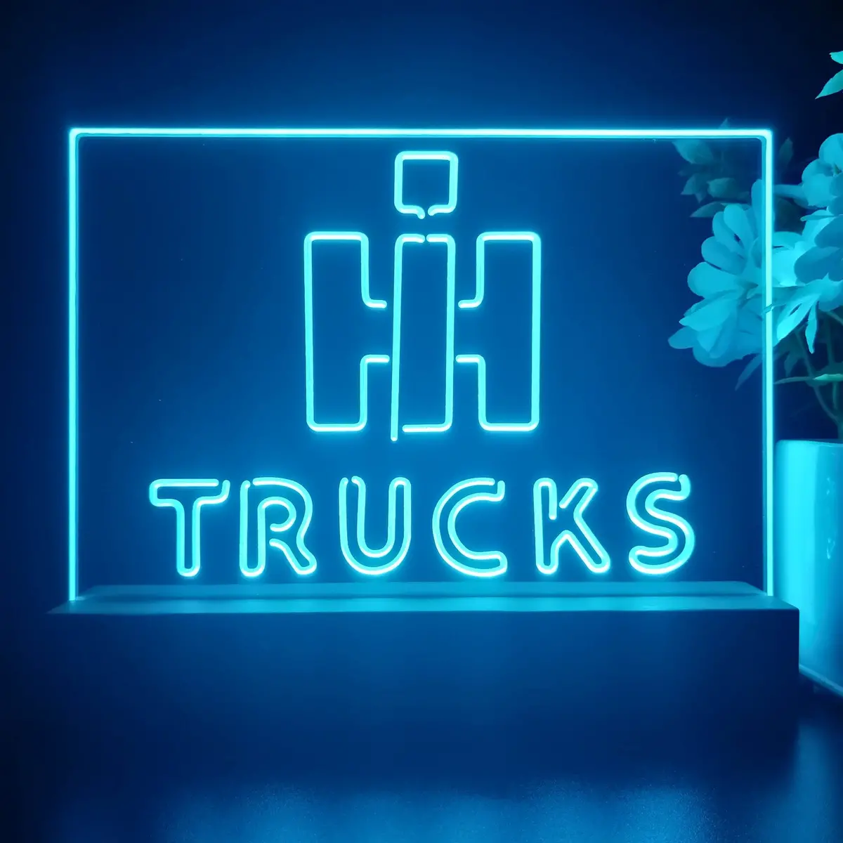 International Harvester Trucks 3D Illusion Night Light Desk Lamp 1