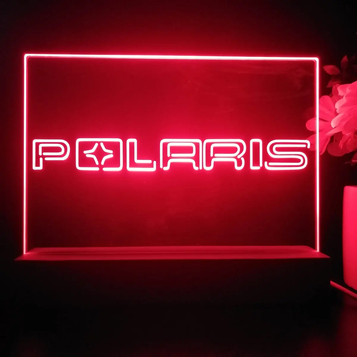 Polaris Snowmobile 3D Illusion Night Light Desk Lamp 1