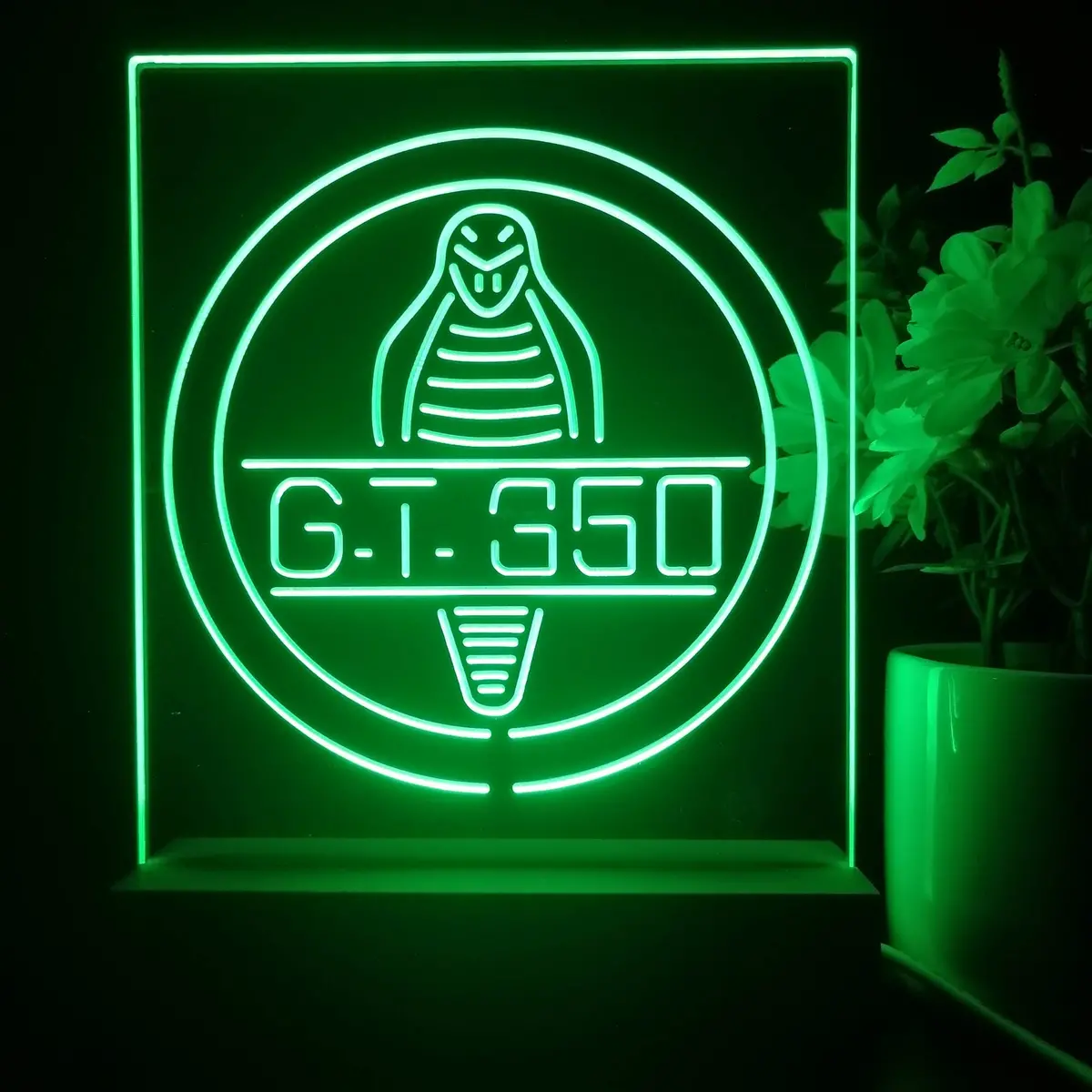 Gt350 Cobra Car 3D Illusion Night Light Desk Lamp 1