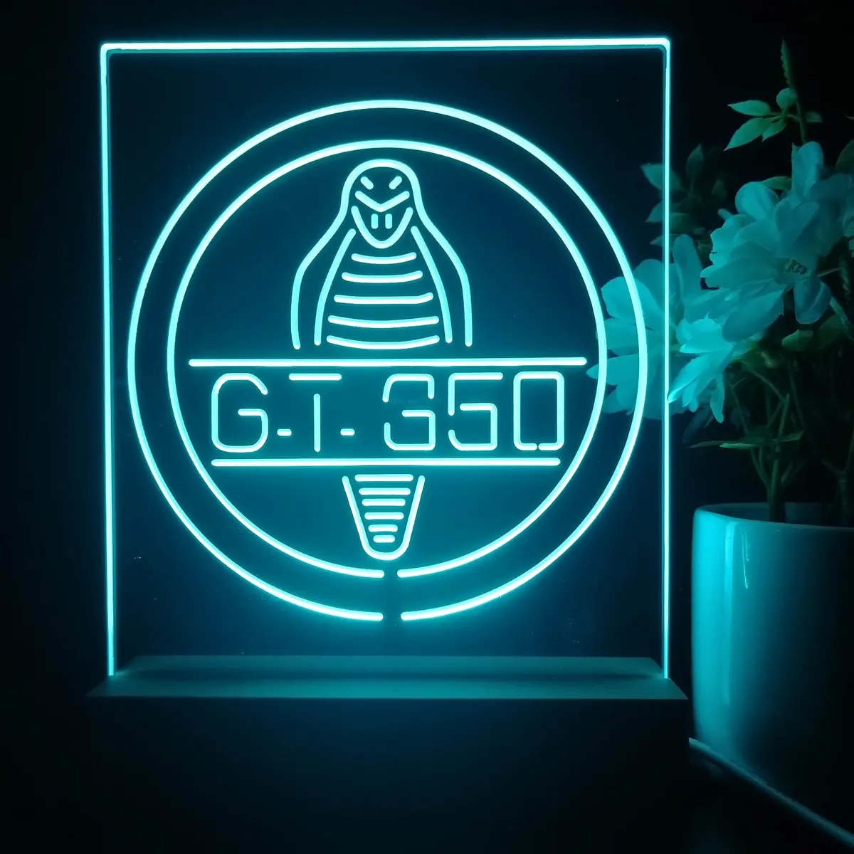 Gt350 Cobra Car 3D Illusion Night Light Desk Lamp 2