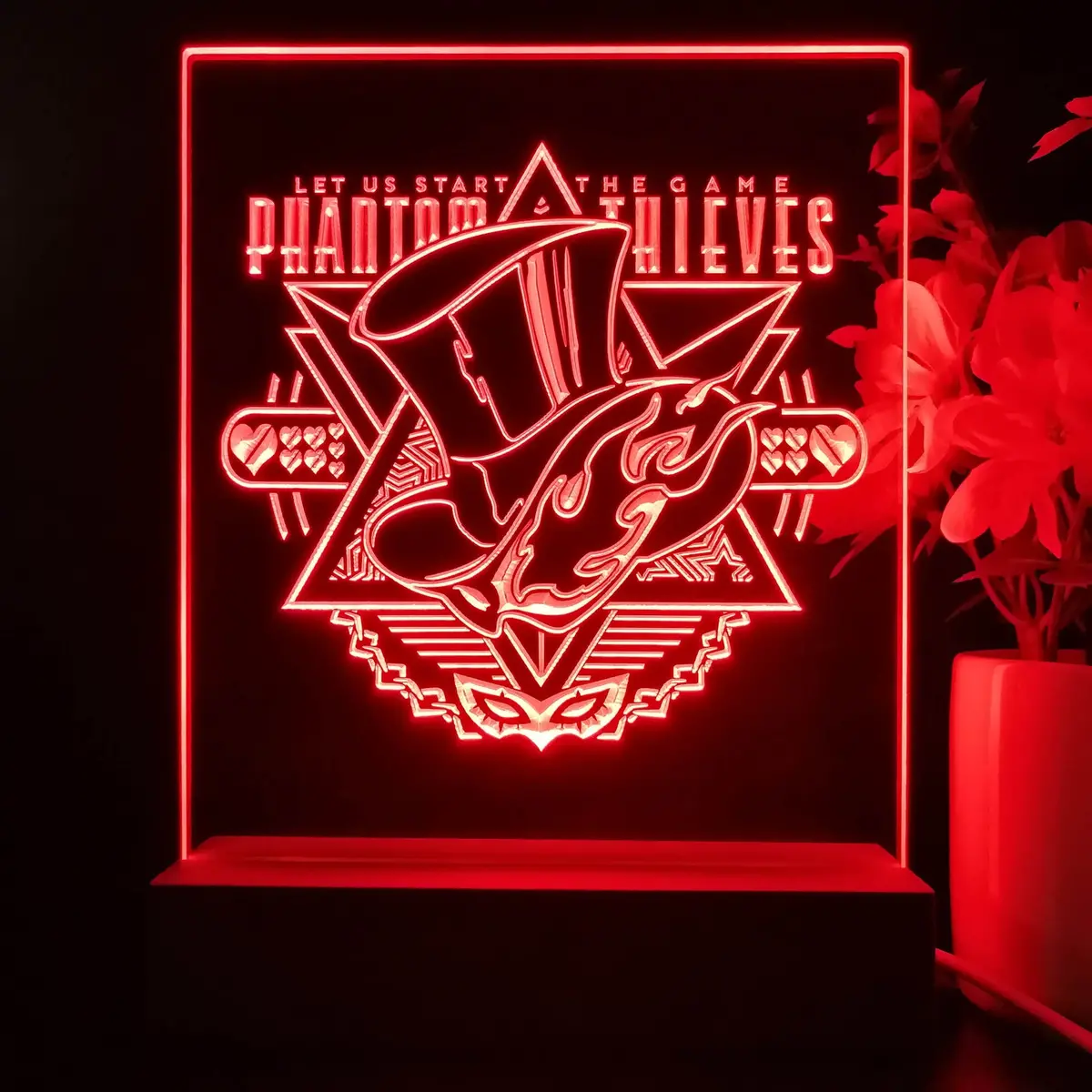Persona 5 Royal Game Room Led Sign Lamp Display 1