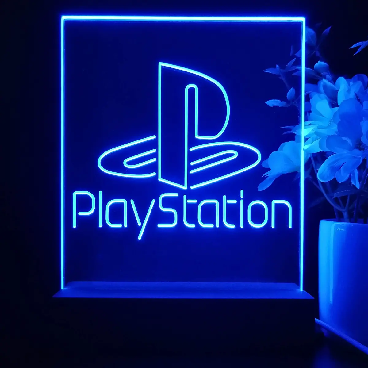 Playstation Game Room Night Light Table Top Lamp 1