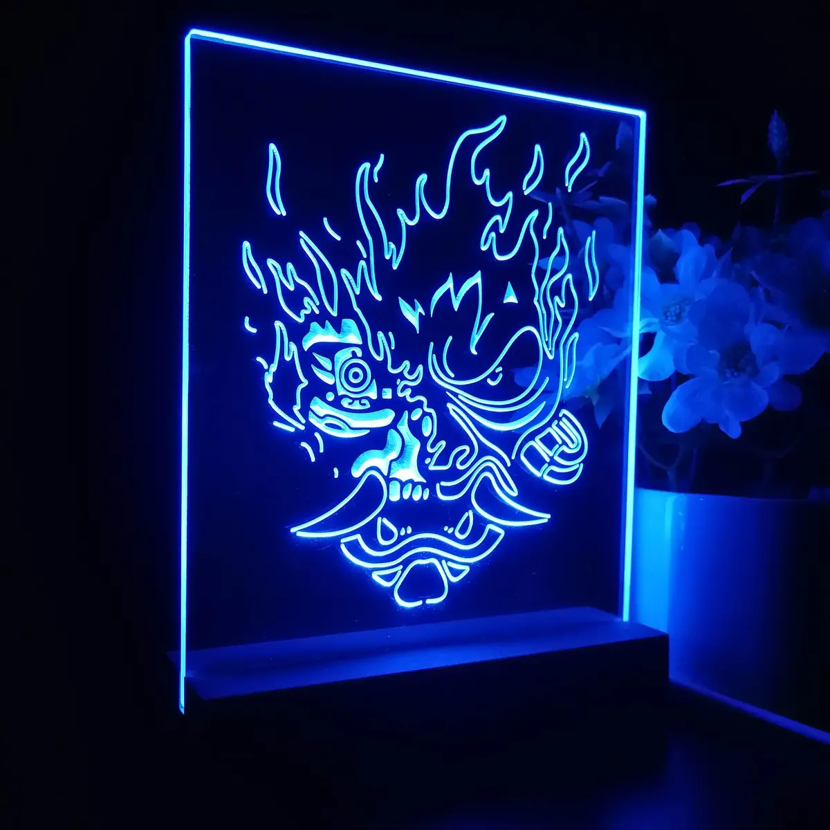 Cyberpunk 2077 Samurai Game Room Led Sign Lamp Display 2