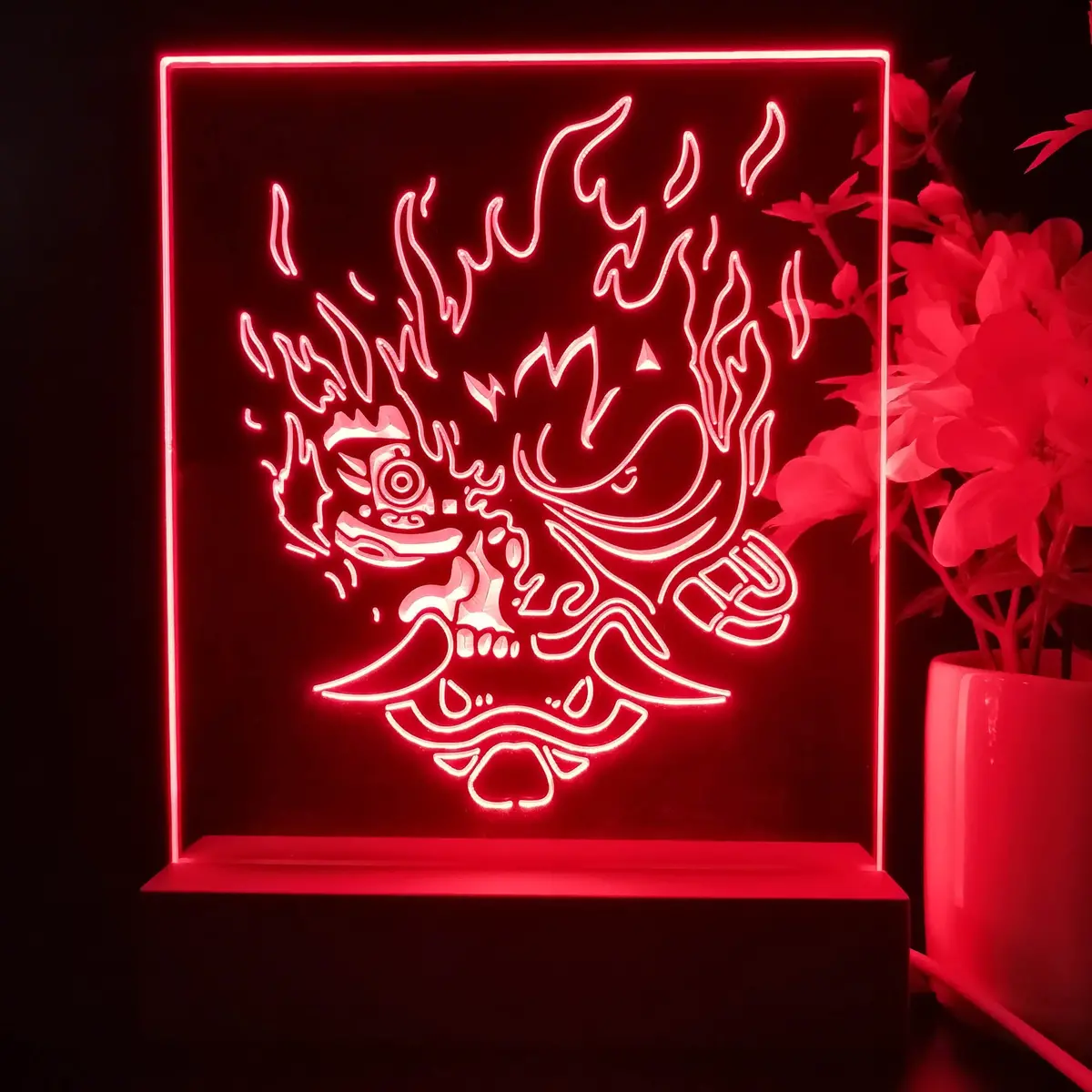 Cyberpunk 2077 Samurai Game Room Led Sign Lamp Display 1