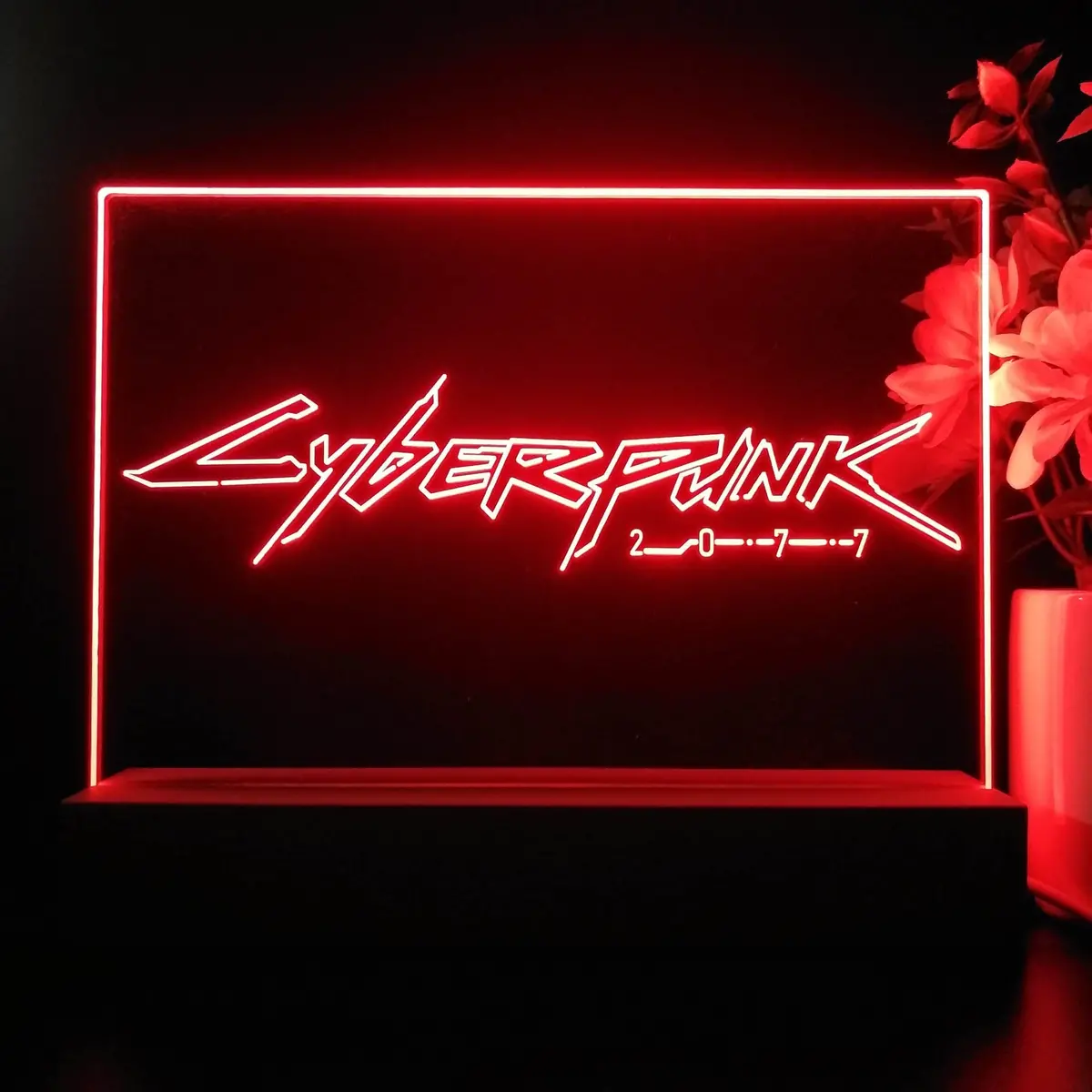Cyberpunk 2077 Neon Sign Game Room Lamp 2