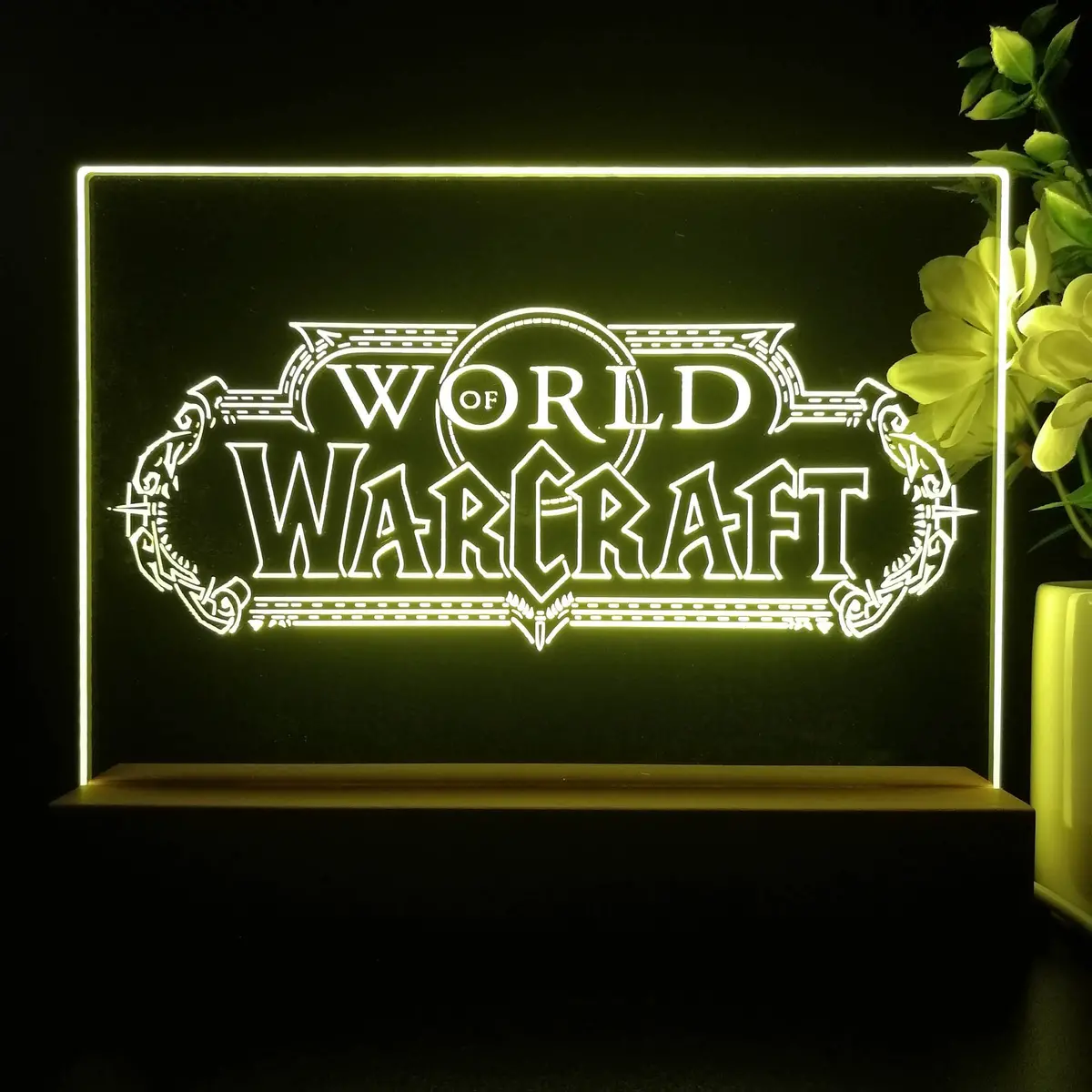 World Of Warcraft Neon Sign Game Room Lamp 1