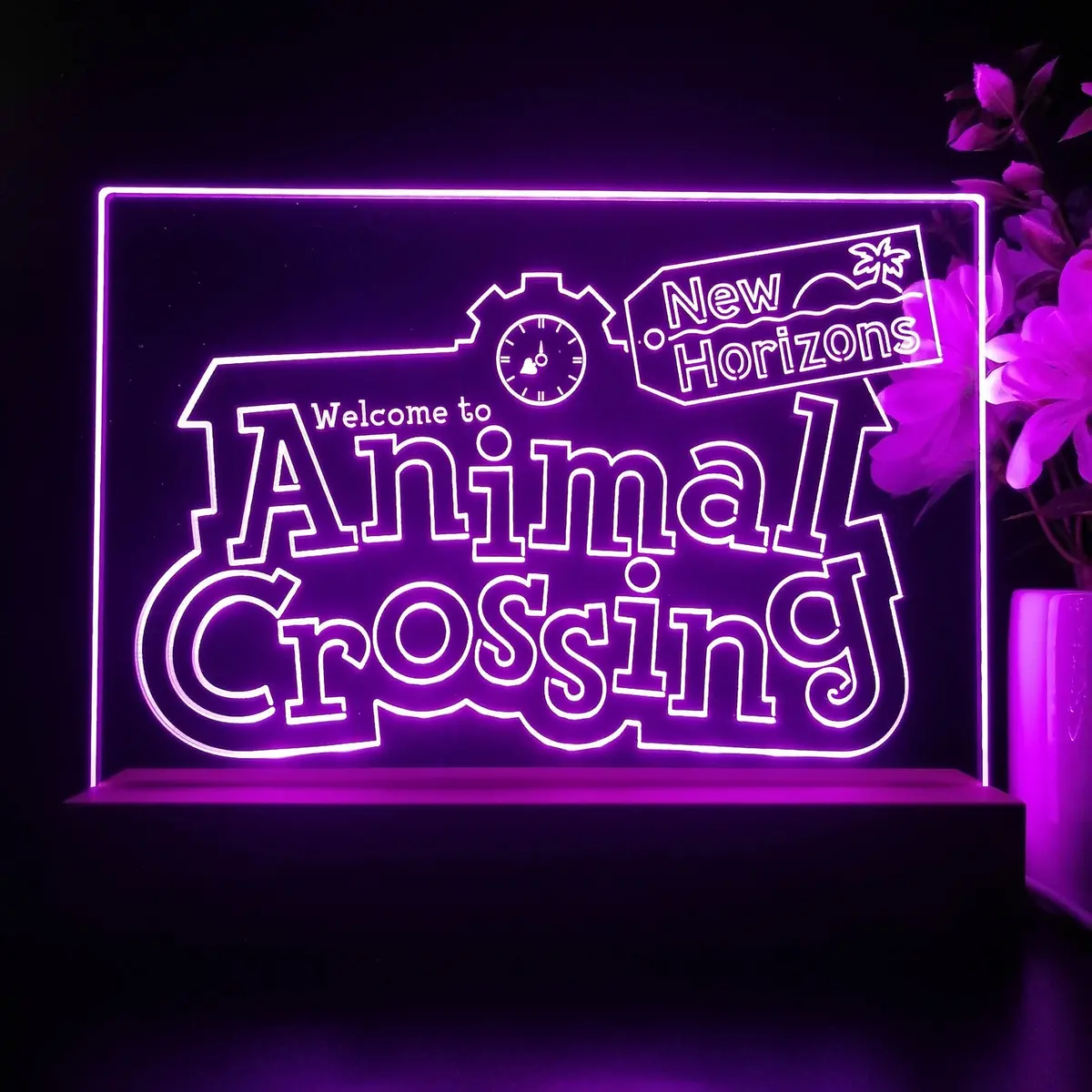 Animal Crossing New Horizons Neon Sign Game Room Lamp 1