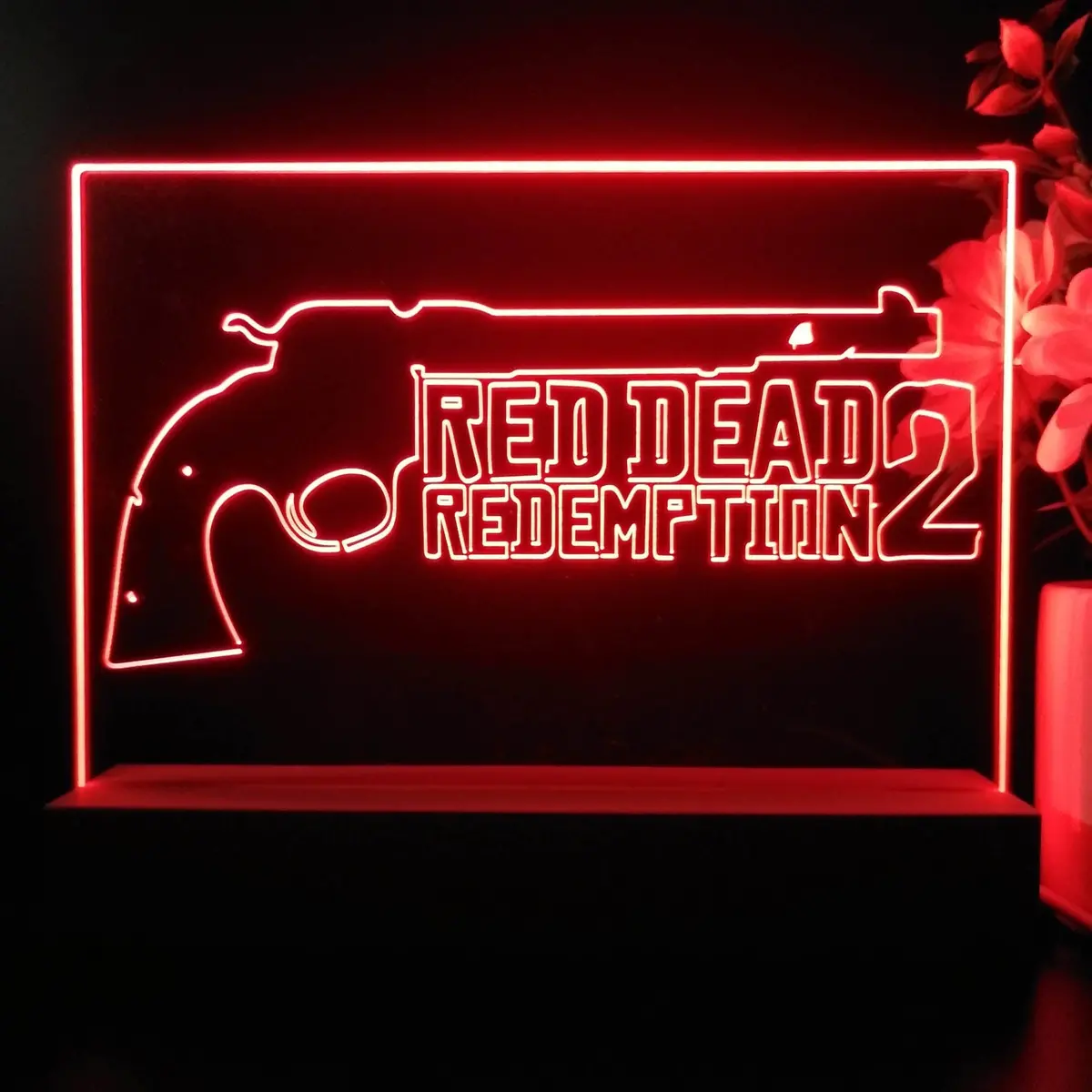 Red Dead Redemption Neon Sign Game Room Lamp 1