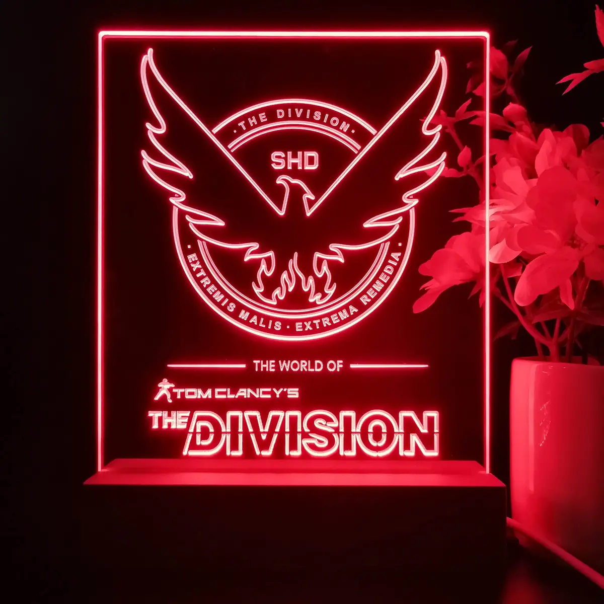 Tom Clancy's Division Game Room Led Sign Lamp Display 1