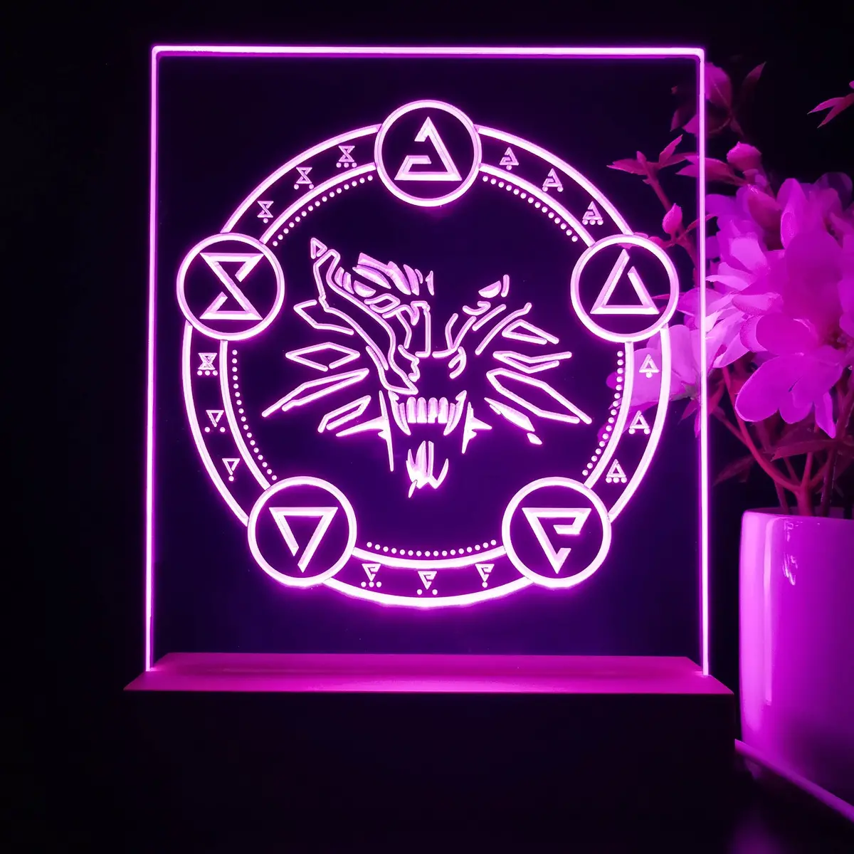 The Witcher Game Room Led Sign Lamp Display 1