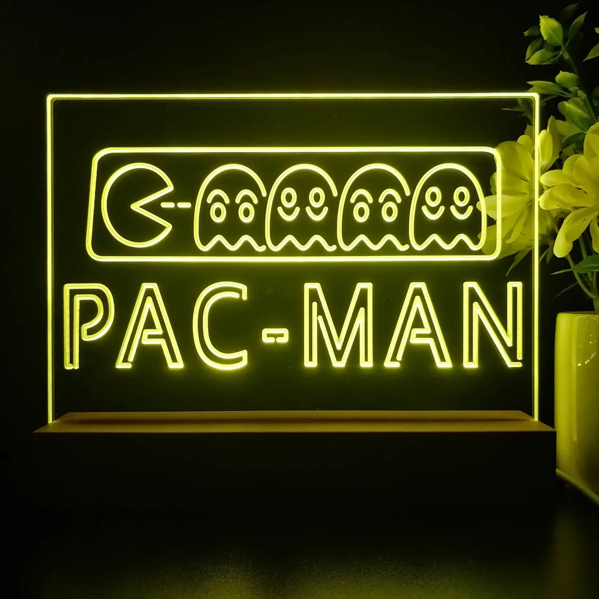 Pac-Man Neon Sign Game Room Lamp 1