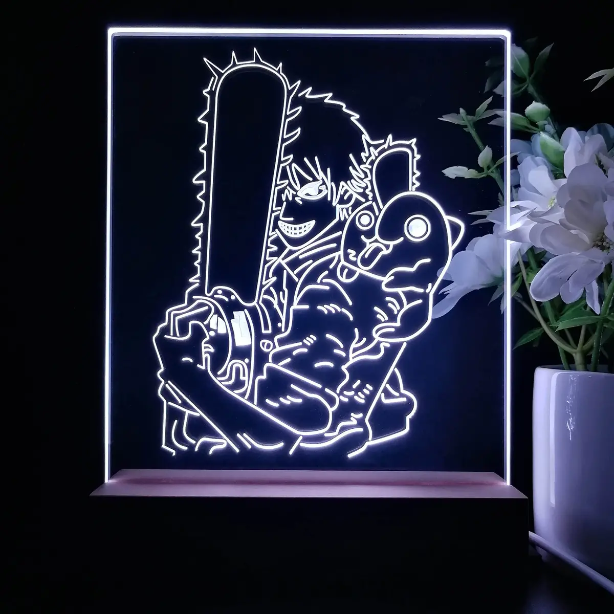 Chainsaw Man Game Room Led Sign Lamp Display 2