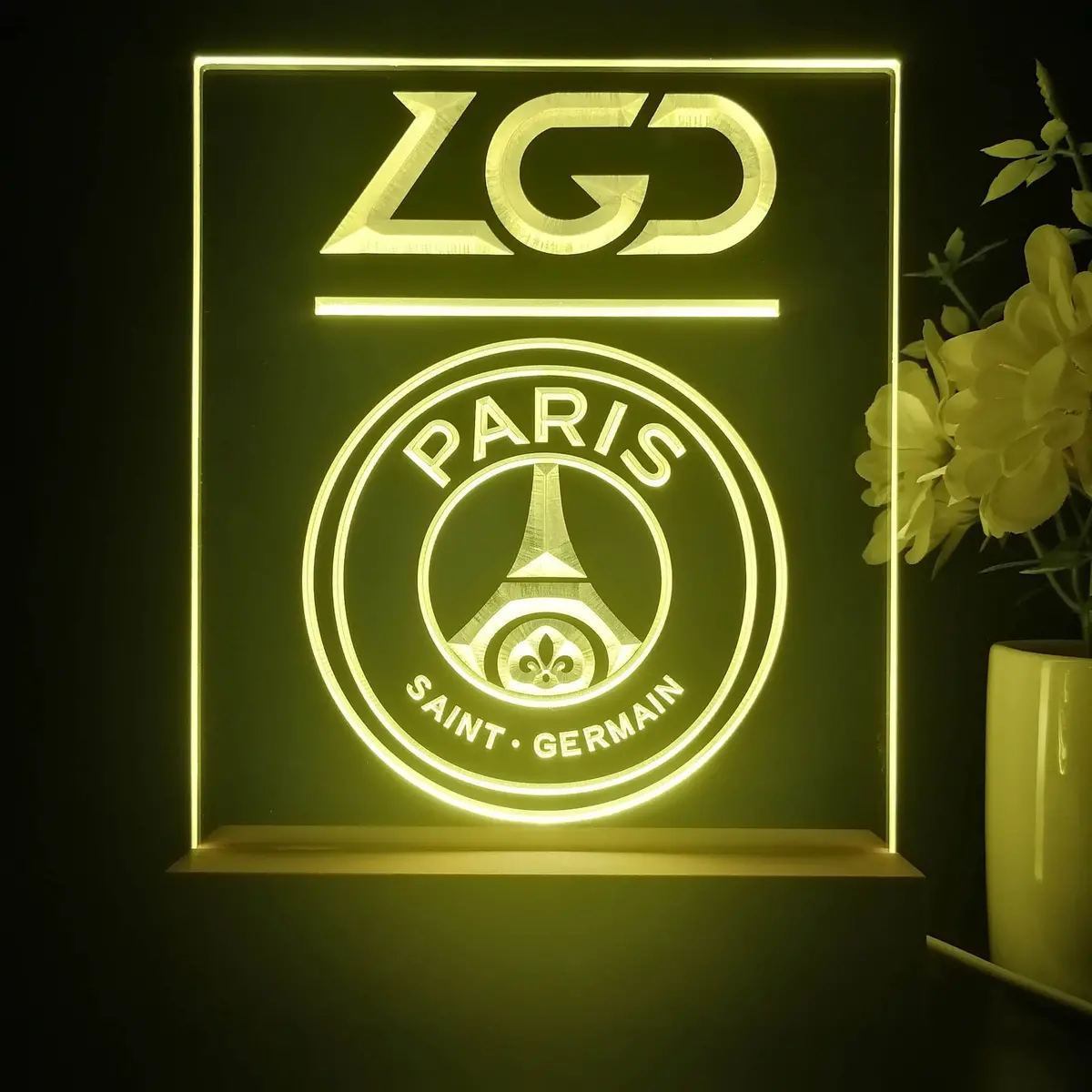 Psg.Lgd 3D Illusion Night Light Desk Lamp 1