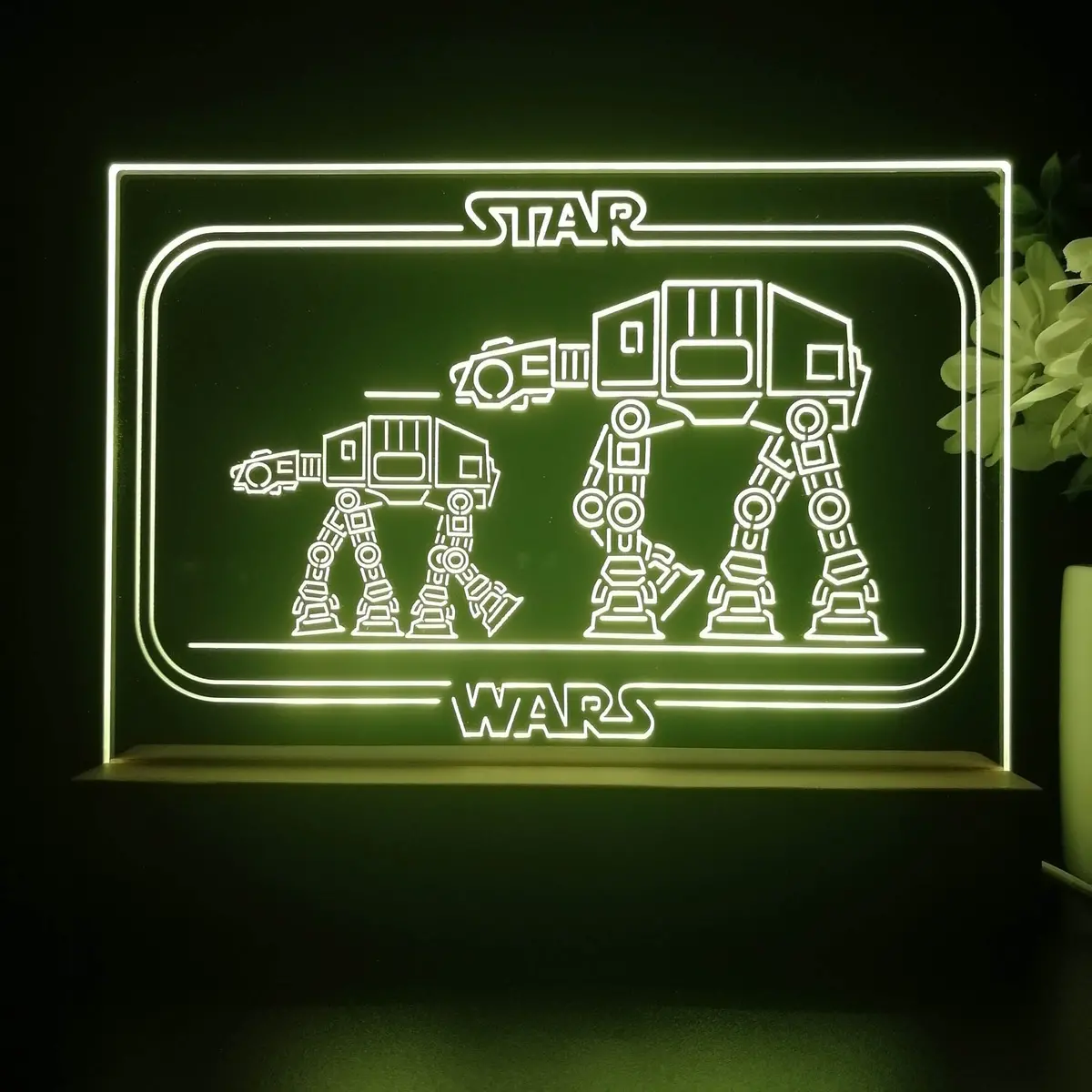 Stars Wars Home Theater 3D Illusion Night Light Desk Lamp 1