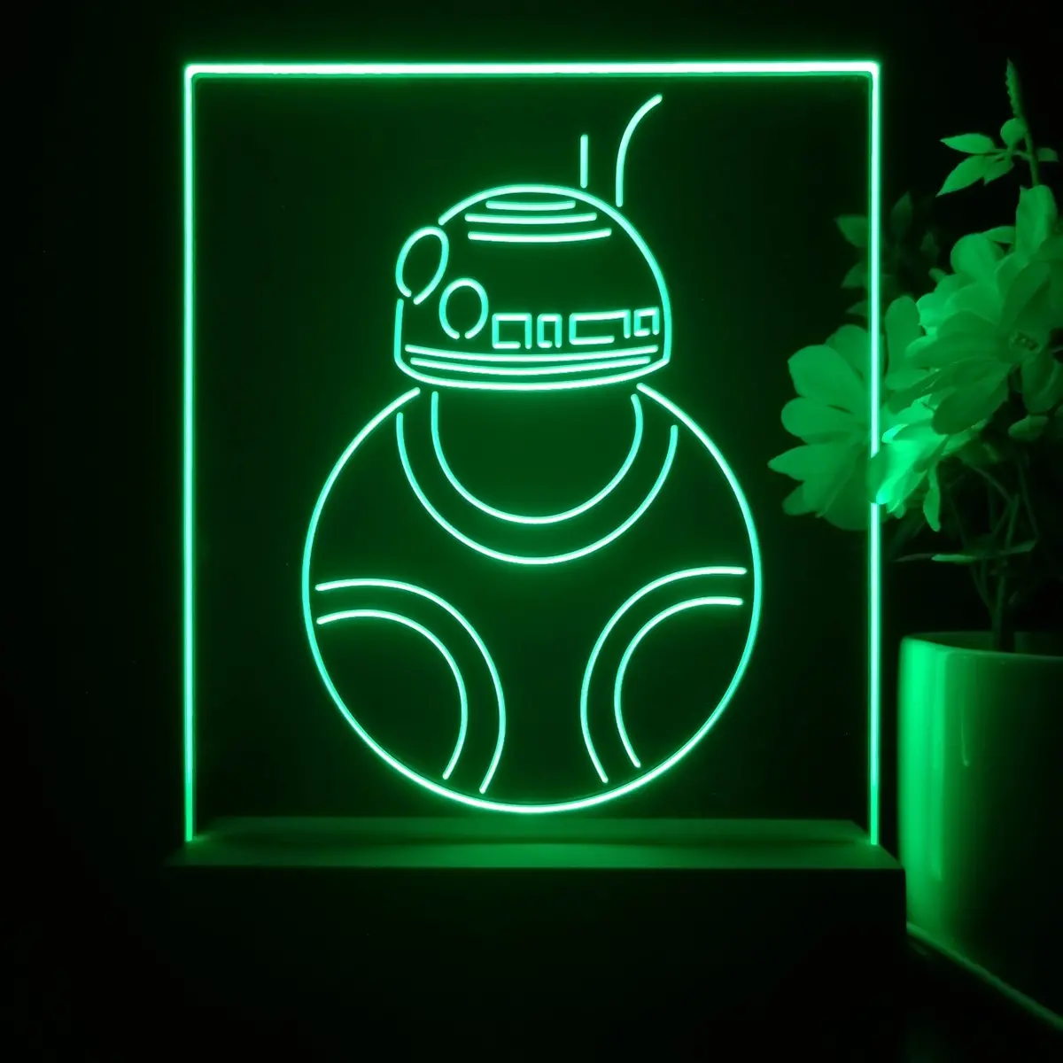 R2-C2 Robot Star Wars 3D Illusion Night Light Desk Lamp 2