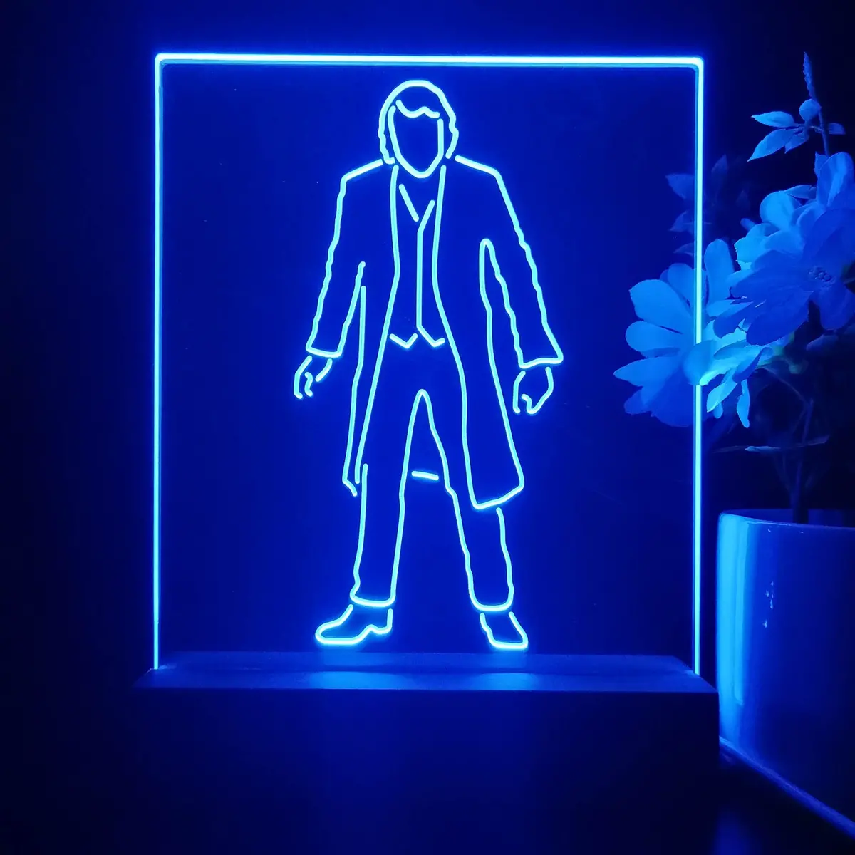 Joker Dark Knight Batman 3D Illusion Night Light Desk Lamp 2