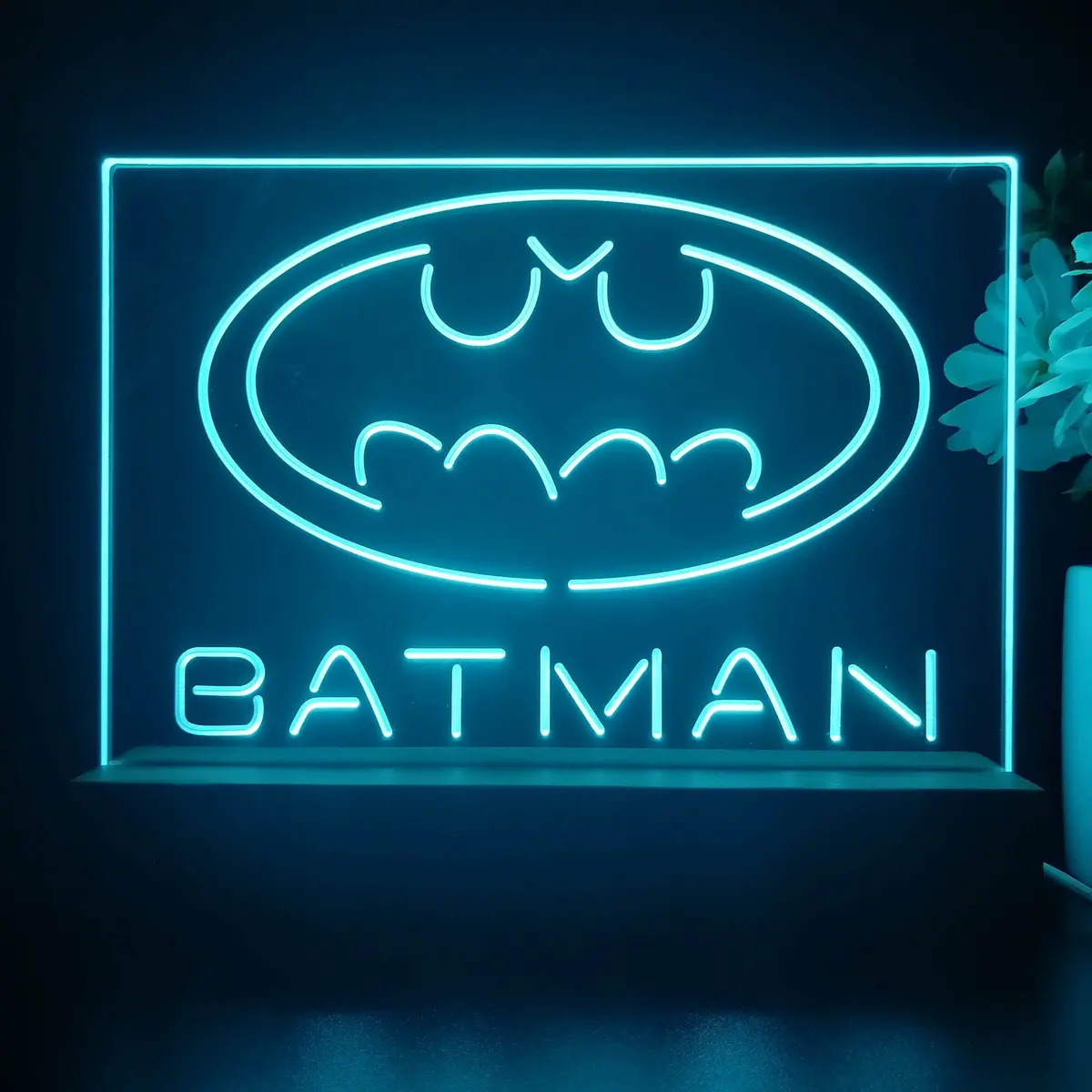 Batman Hero 3D Illusion Night Light Desk Lamp 1