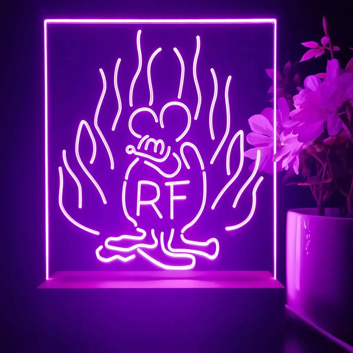 Rat Fink Game 3D Illusion Night Light Desk Lamp 1
