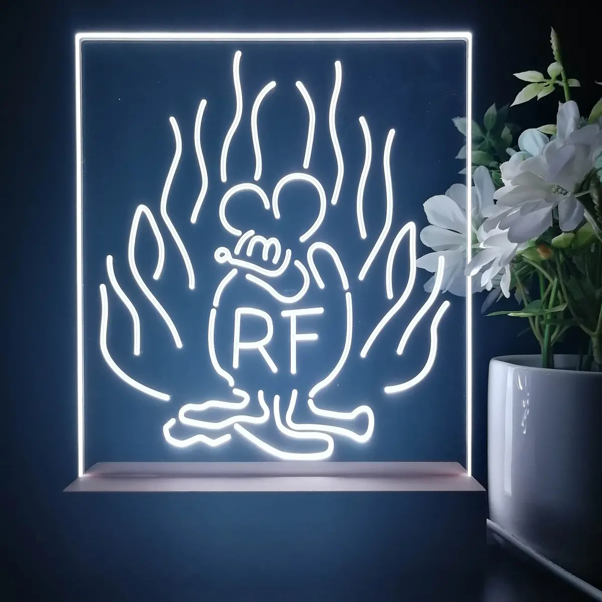 Rat Fink Game 3D Illusion Night Light Desk Lamp 2