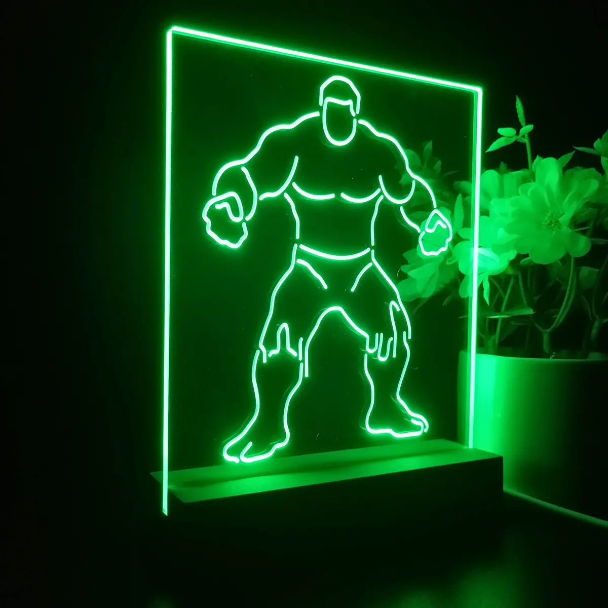 The Hulk Marvels 3D Illusion Night Light Desk Lamp 1