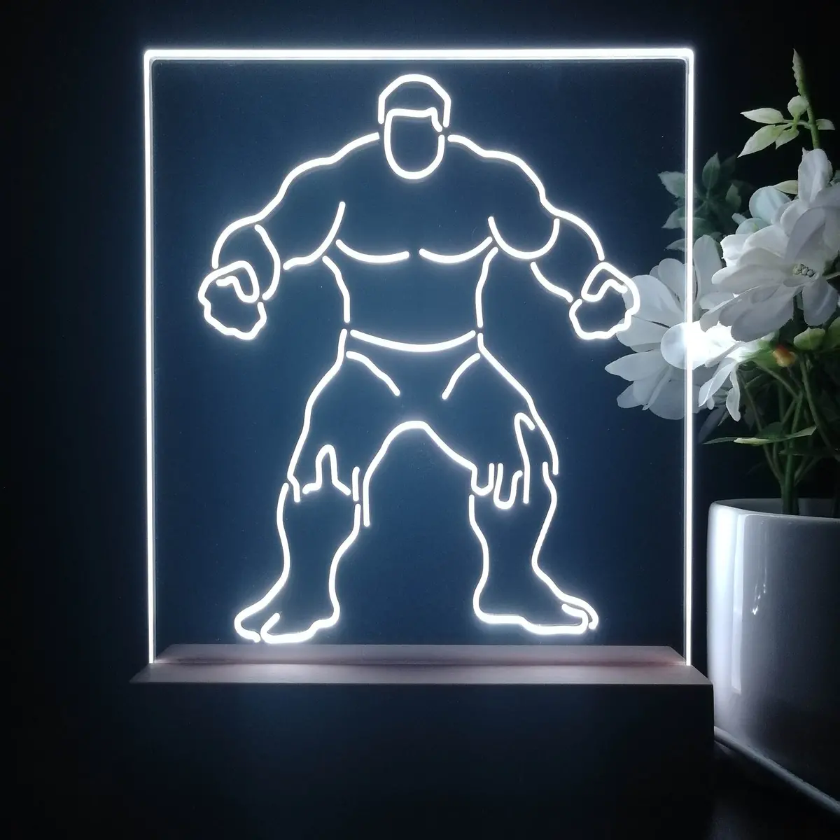 The Hulk Marvels 3D Illusion Night Light Desk Lamp 2