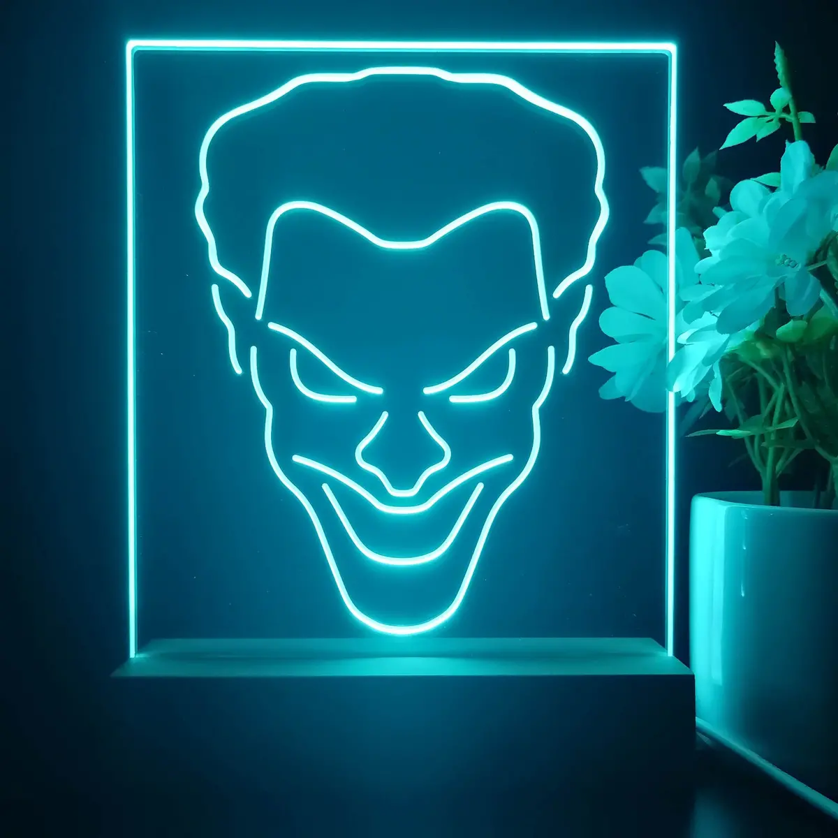 Joker Dc Comics Hero 3D Illusion Night Light Desk Lamp 1