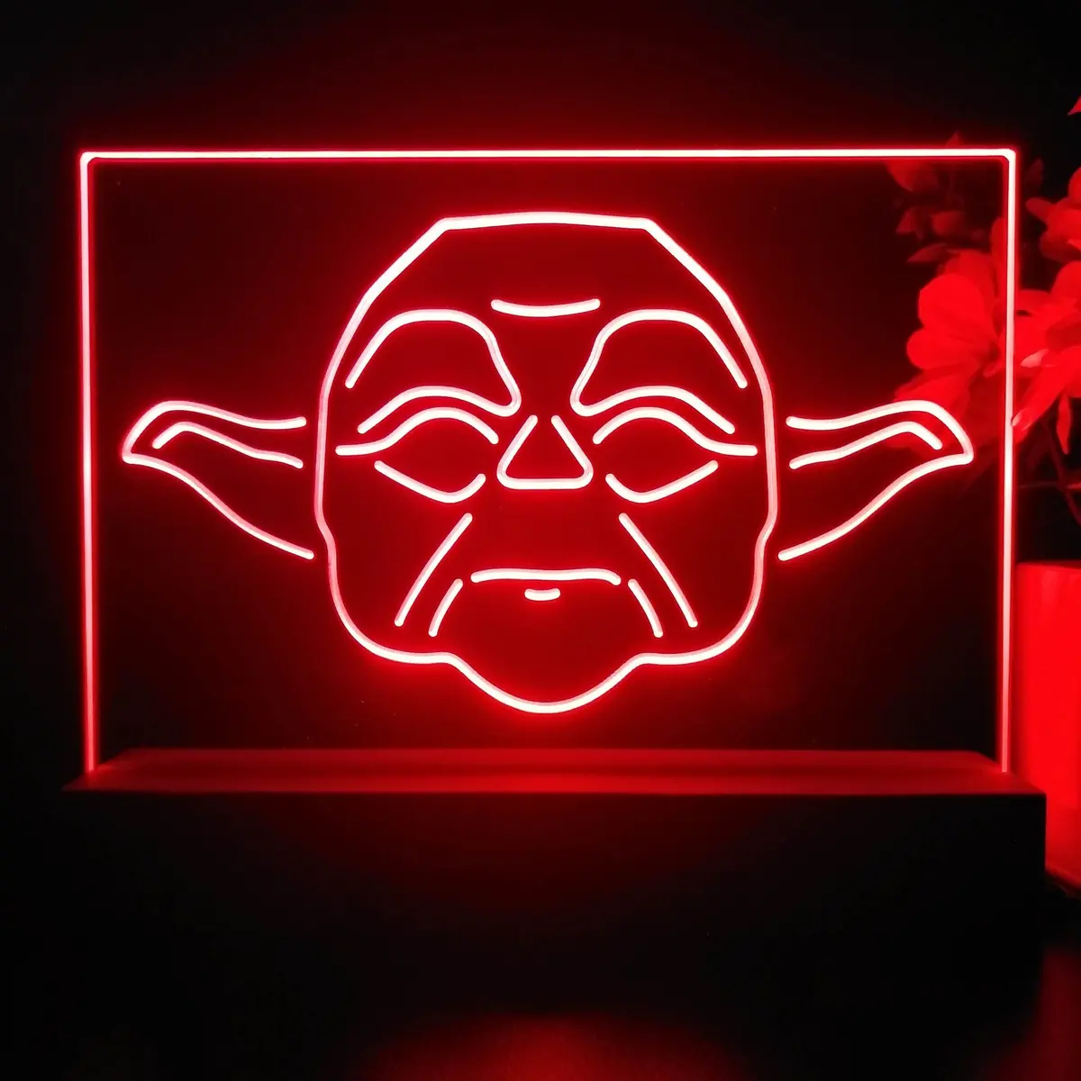 Stars Wars Yoda 3D Illusion Night Light Desk Lamp 1