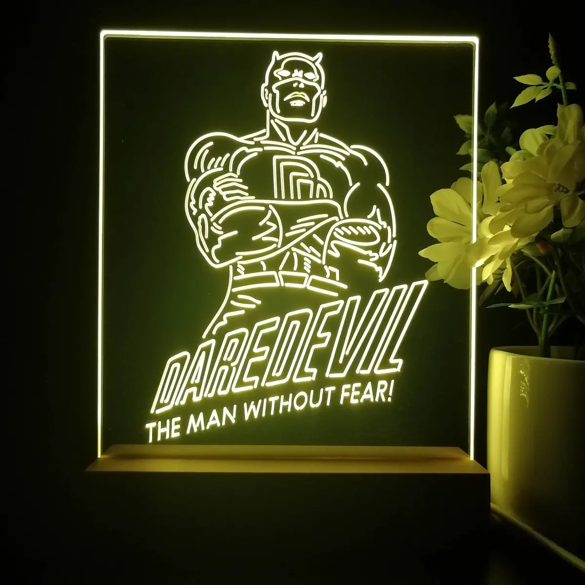 Daredevil 3D Illusion Night Light Desk Lamp 1