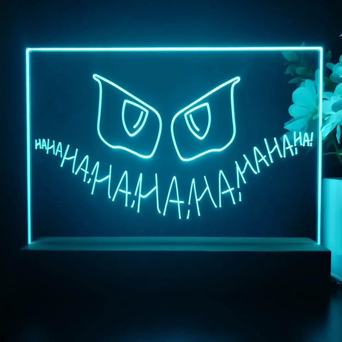 Joker Gotham Hahaha 3D Illusion Night Light Desk Lamp 2