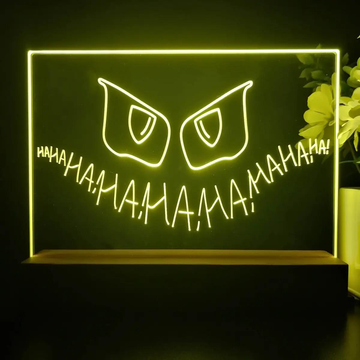 Joker Gotham Hahaha 3D Illusion Night Light Desk Lamp 1