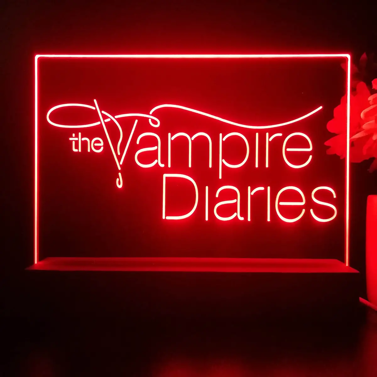 The Vampires Diaries 3D Illusion Night Light Desk Lamp 1