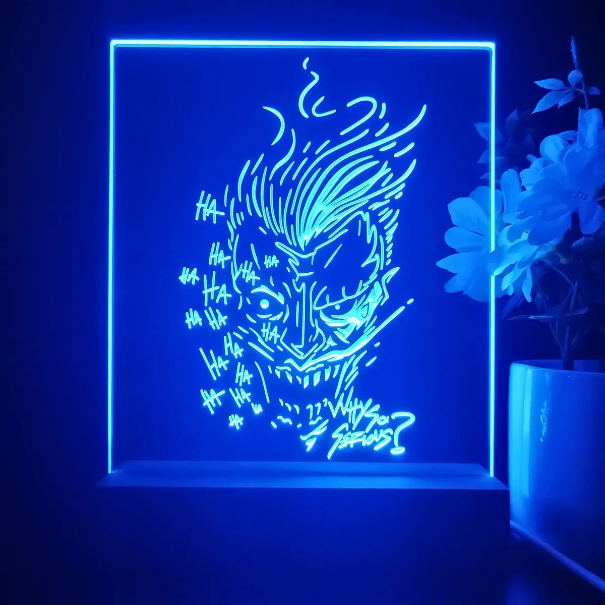 Joker Dc Comics Hero 3D Illusion Night Light Desk Lamp 1