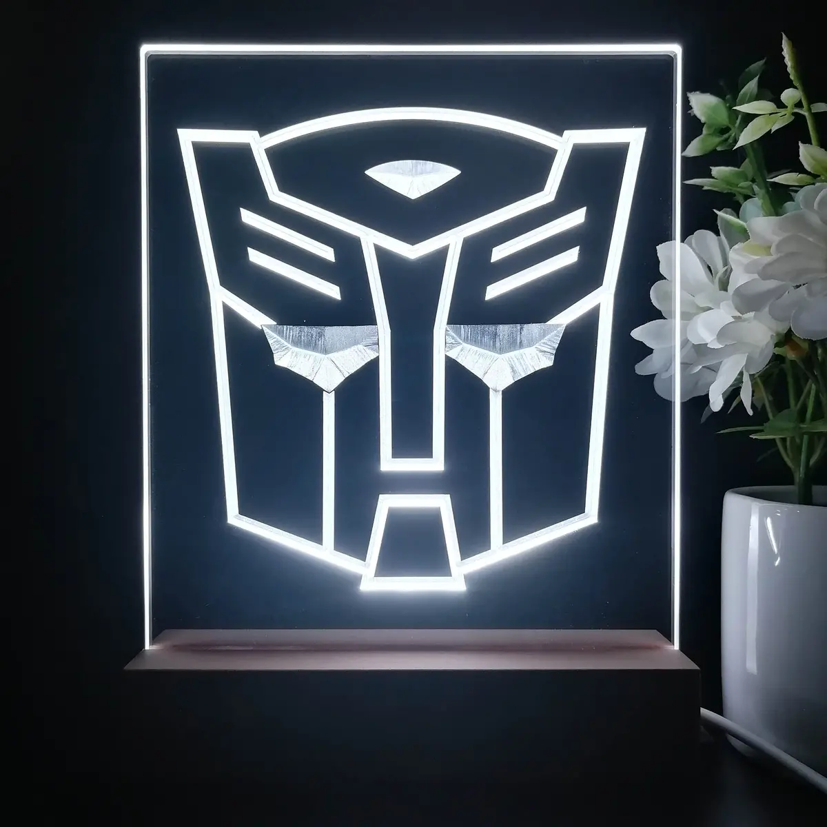 Autobot Transformers Game Room Led Sign Lamp Display 1