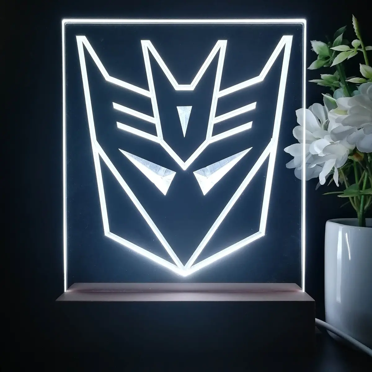 Decepticon Transformers Game Room Led Sign Lamp Display 2